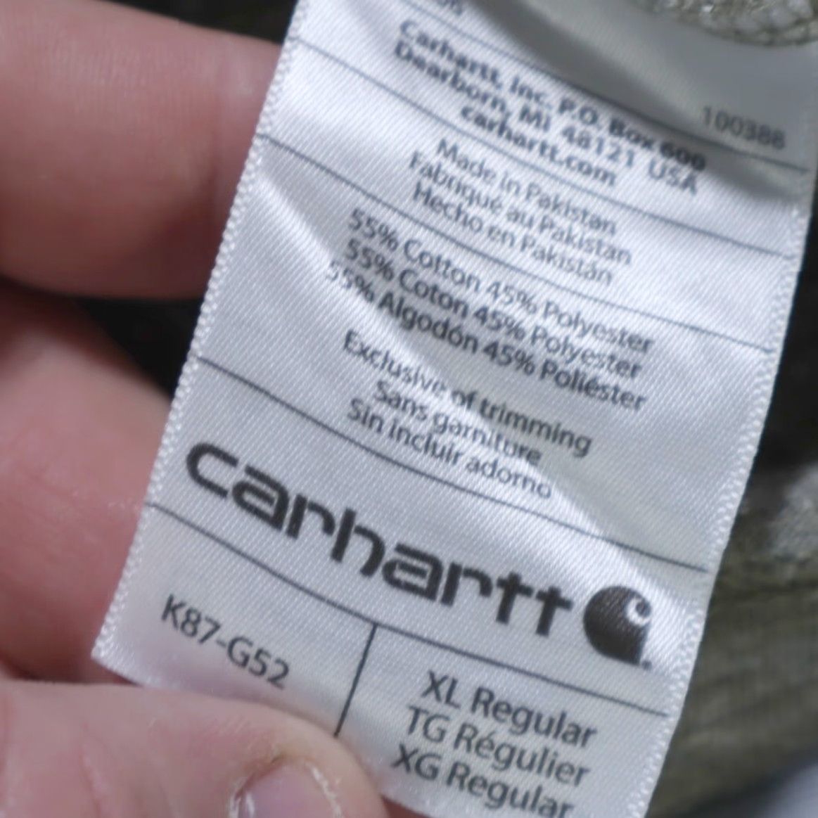 Carhartt Carhartt K87-G52 Pocket Heather T-Shirt Brown Men's XL Size US XL / EU 56 / 4 - 7 Thumbnail