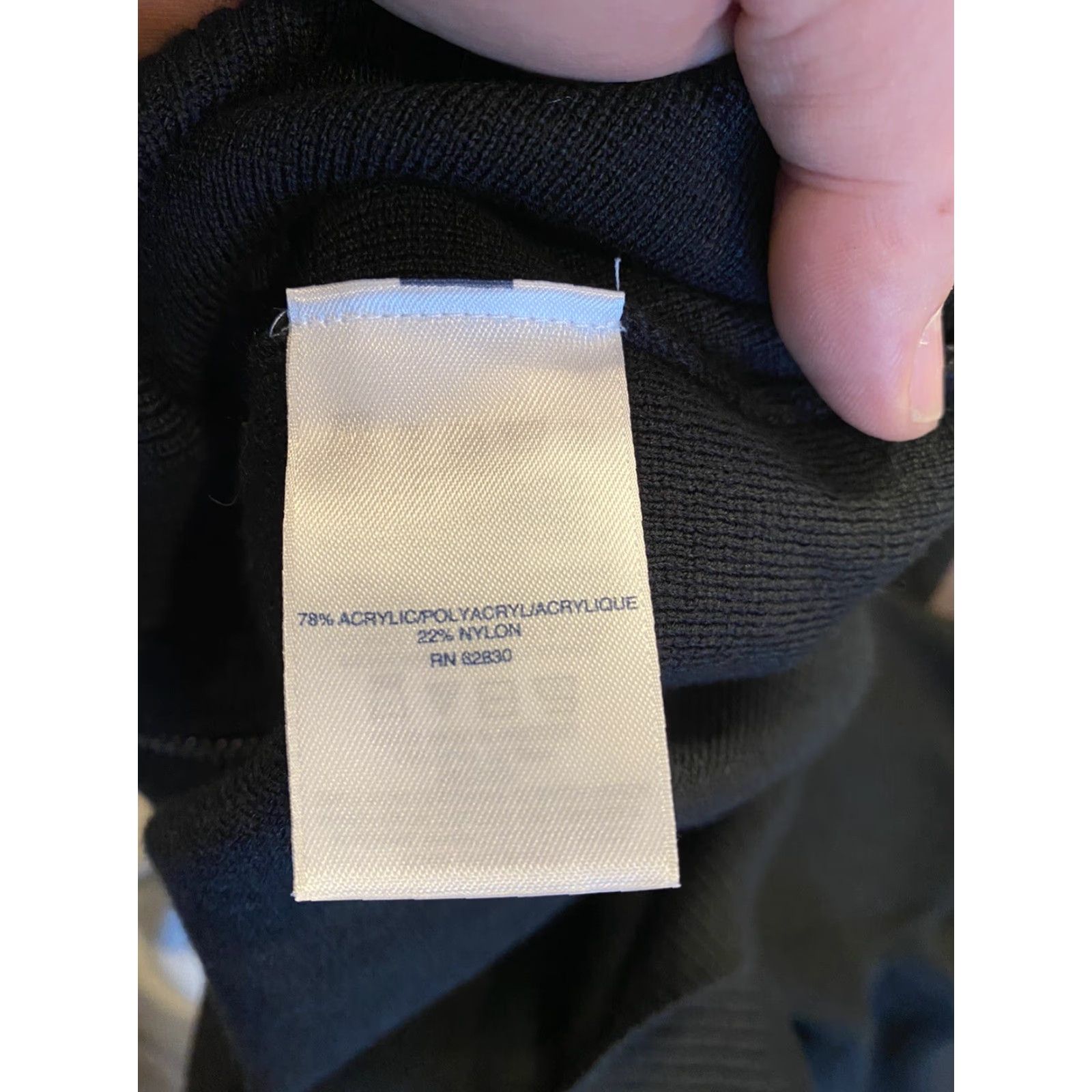 Lands' End VINTAGE Lands' End Zip Sweater Jacket Mens Medium Black Acrylic Blend Zip with Tags Colwen Hotels Outfitters Size US M / EU 48-50 / 2 - 6 Thumbnail