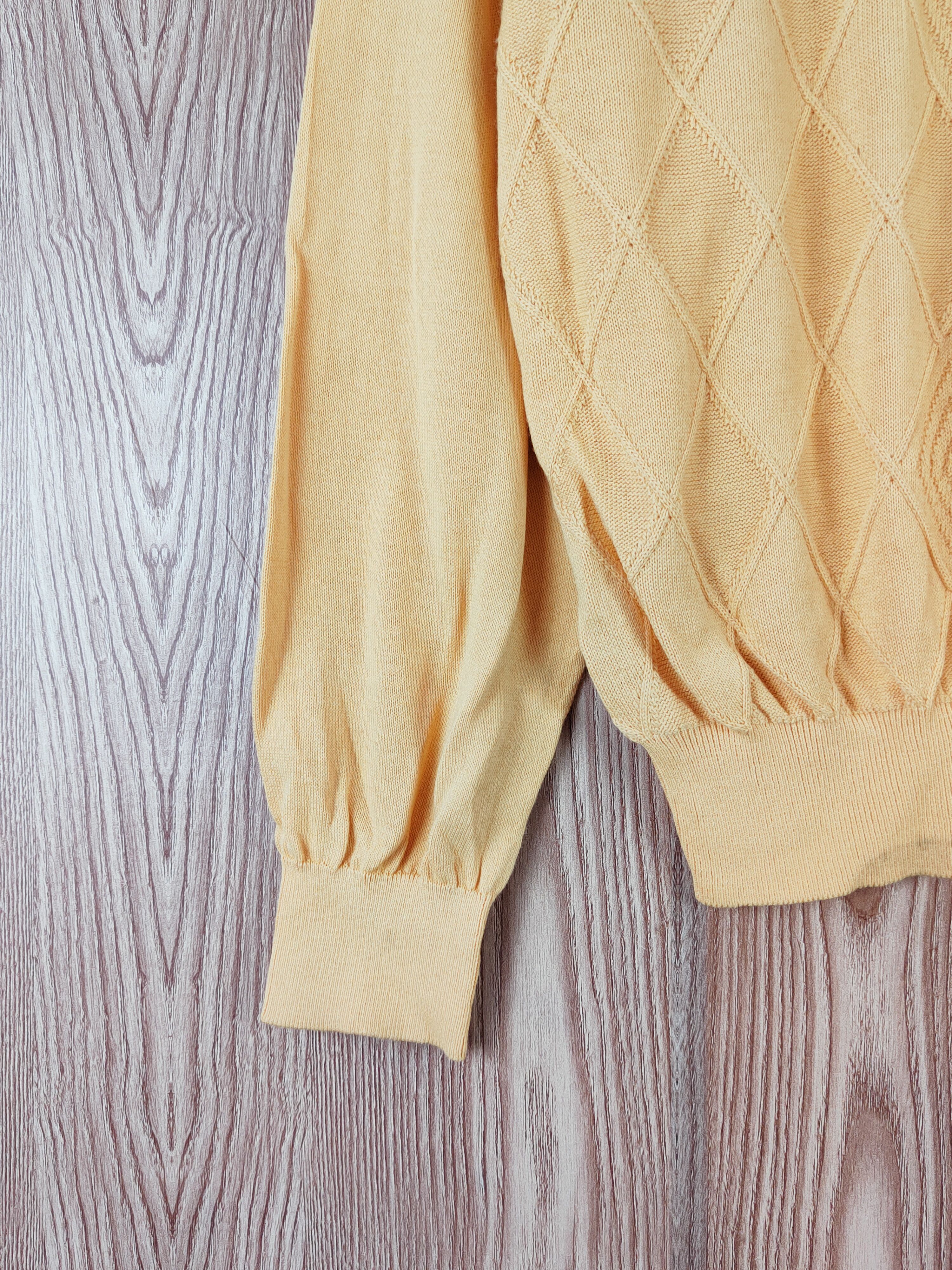 DAKS Daks London Yellow Golf Knitwear Sweatshirts #W128 Size US M / EU 48-50 / 2 - 4 Thumbnail