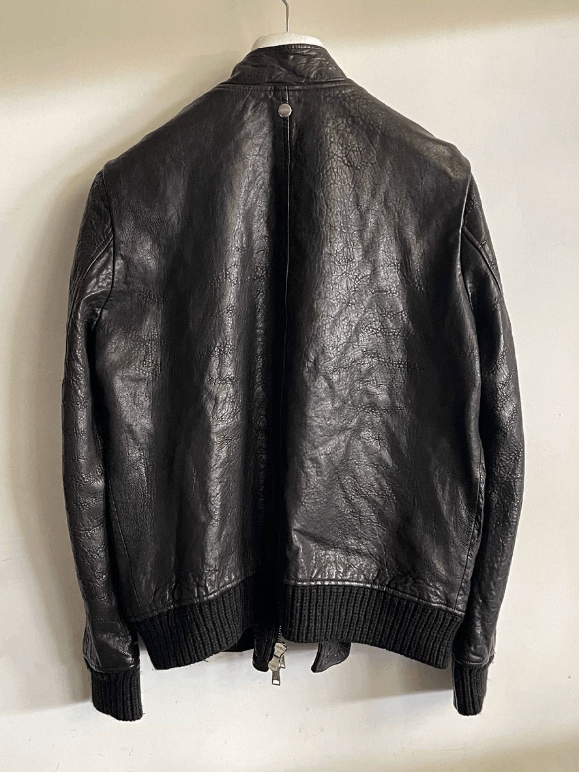 Alexander McQueen S 50 Alexander McQueen 00S Leather Bike Jacket Size US M / EU 48-50 / 2 - 2 Thumbnail