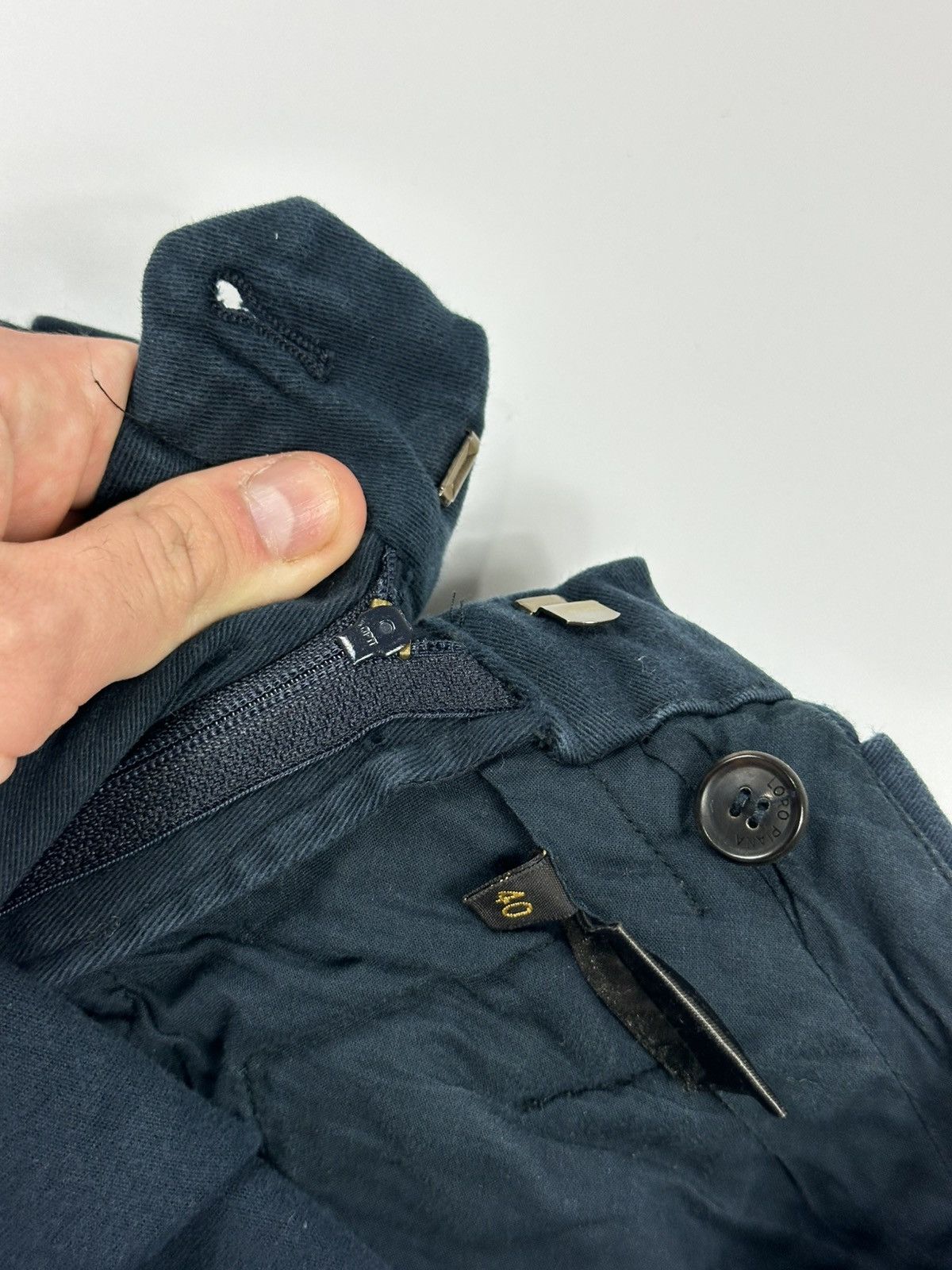 Loro Piana Loro Piana Casual Pants 40 IT Size Blue Size 27" / US 4 / IT 40 - 17 Thumbnail