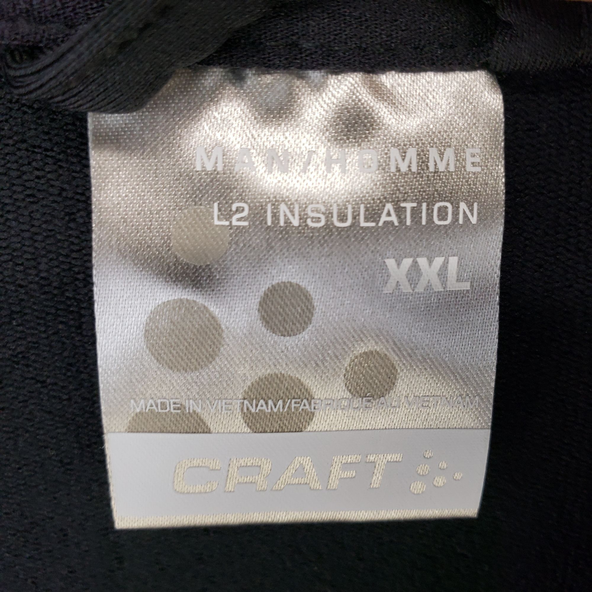 Other Craft Mens L2 Insulation Black Long Sleeve Zip-Up XXL Size US XXL / EU 58 / 5 - 6 Thumbnail
