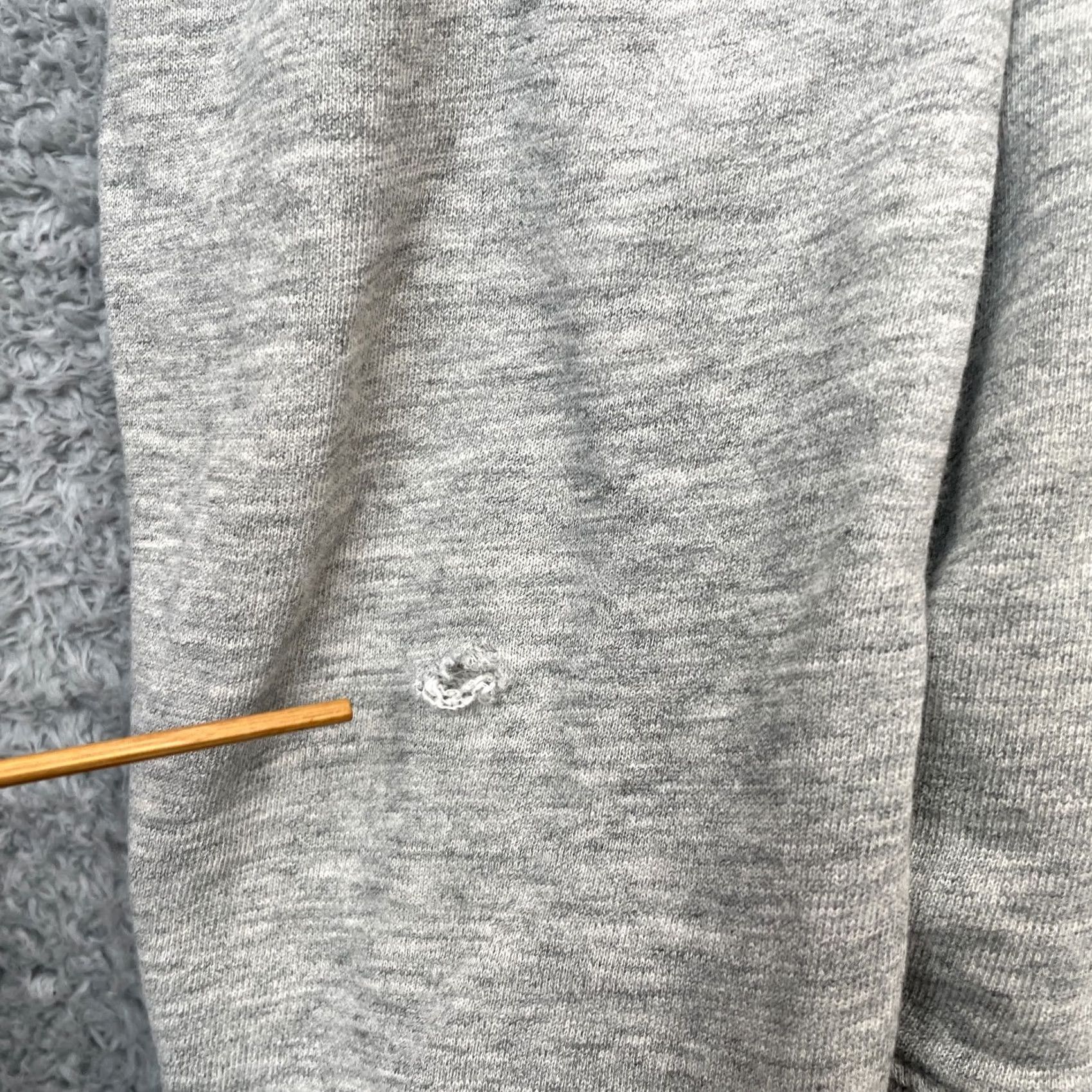 Alex Mill Alex Mill Sweatshirt Womens Medium Gray Heathered Cotton Terry Lined Side Slits Size M / US 6-8 / IT 42-44 - 6 Thumbnail