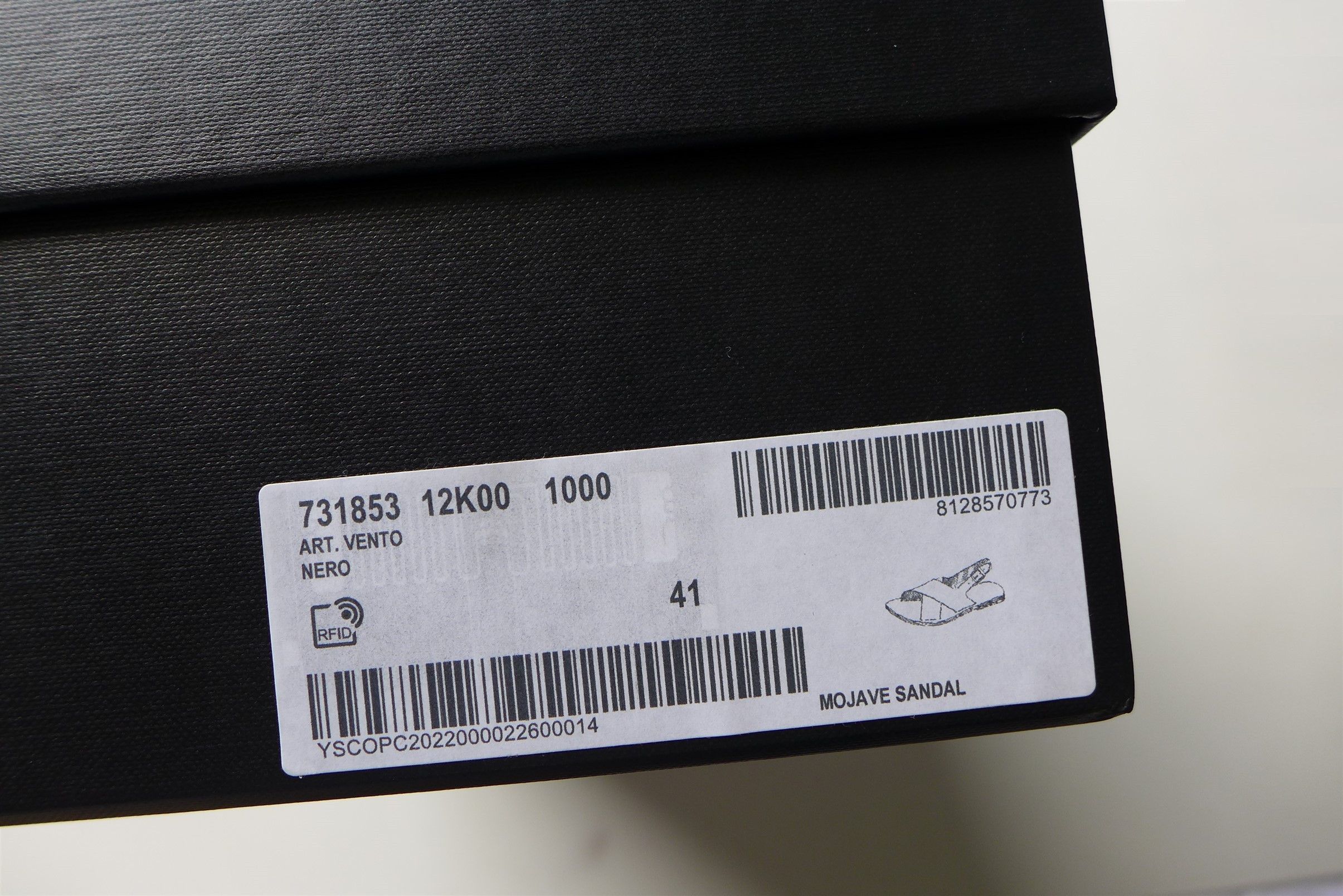 Saint Laurent Paris Saint Laurent Paris Mojave Sandals - Black Calf Leather Size US 8 / EU 41 - 21 Thumbnail