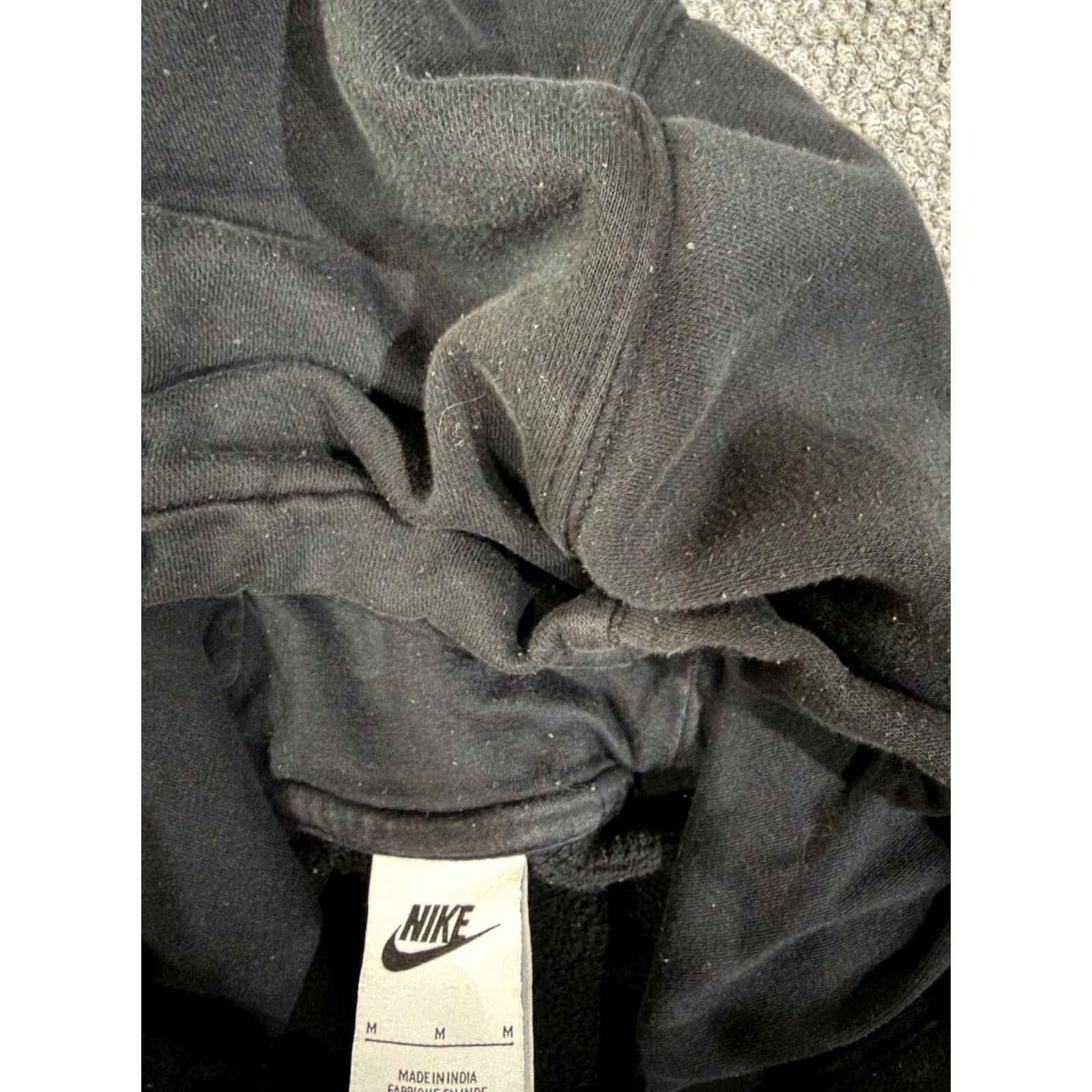Nike Nike Hoodie Mens M Black Sweatshirt Athletic Fleece Cotton Blend Zip Hooded Pockets Full Zip All Seasons Sportswear Shoes? Size US M / EU 48-50 / 2 - 5 Thumbnail