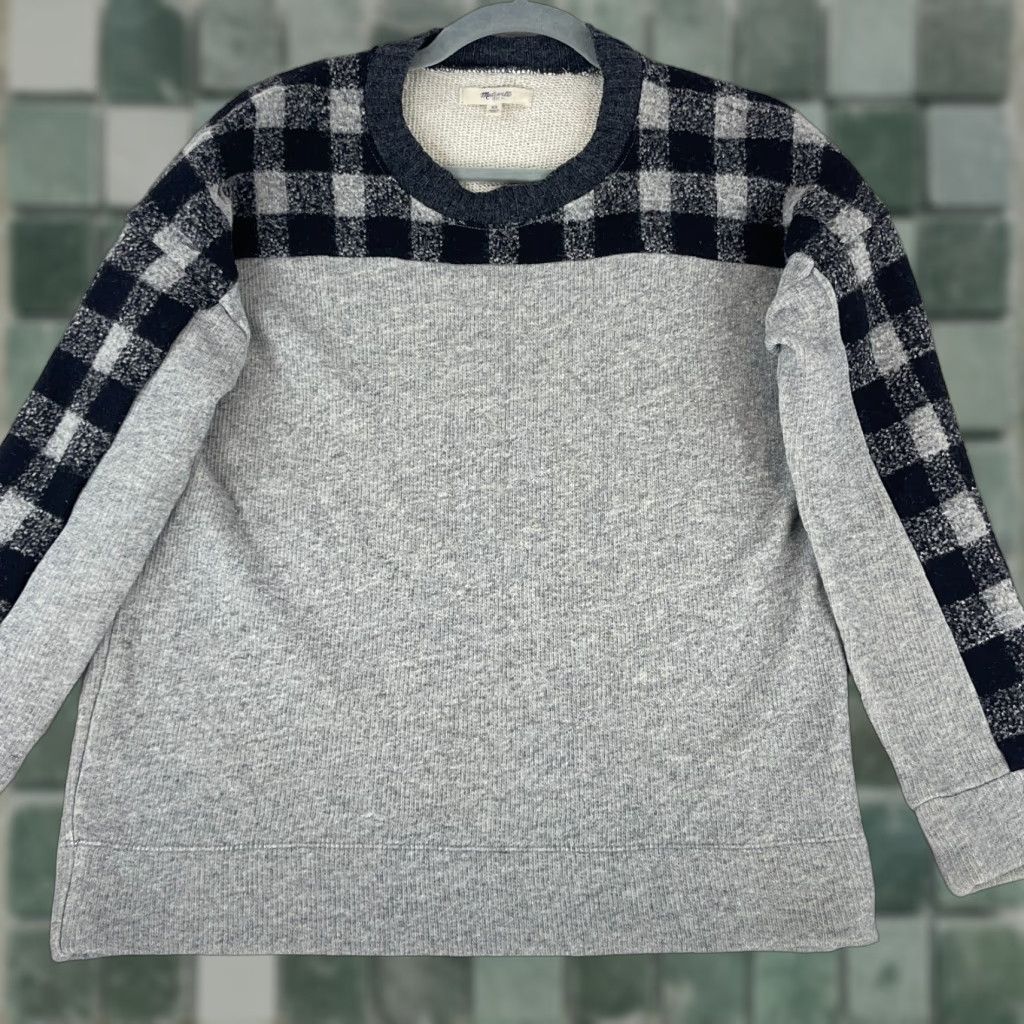 Madewell Madewell Gray Wool Pullover Sweater Womens Long Sleeve Crew Neck Size XS Size XS / US 0-2 / IT 36-38 - 1 Thumbnail