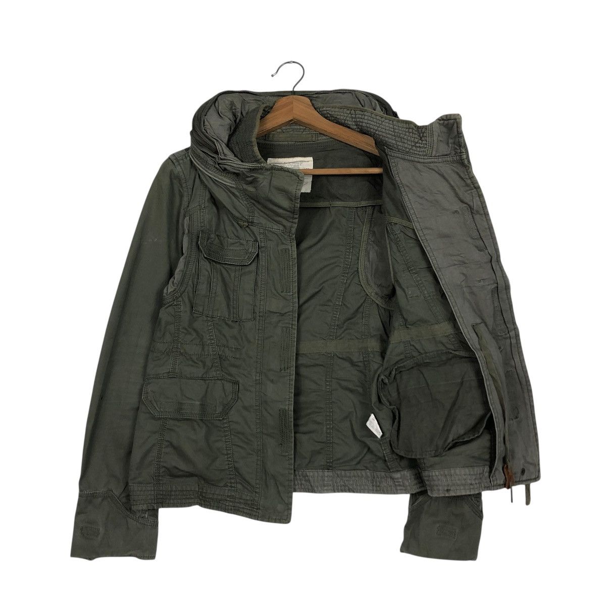 Vintage 🔥CROPPED BIKER JACKET BONO GOA 14th ADDICTION BONDAGE DESIGN Size US M / EU 48-50 / 2 - 15 Thumbnail