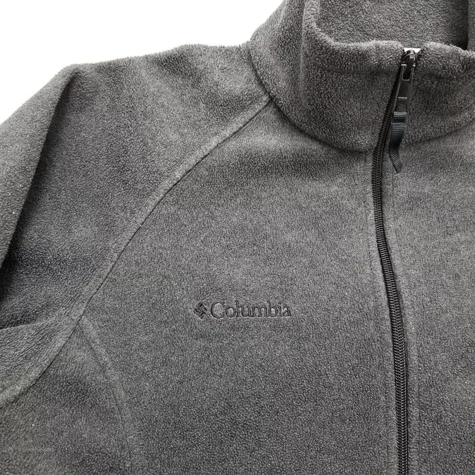 Columbia Columbia Fleece Jacket Womens Medium Gray Pockets Full Zip Size M / US 6-8 / IT 42-44 - 5 Thumbnail