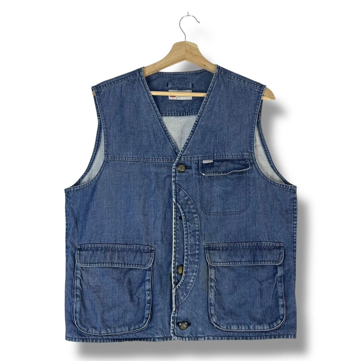 VINTAGE THSTLE HARRISON'S BUTTON UP UTILIY TACTICAL VEST