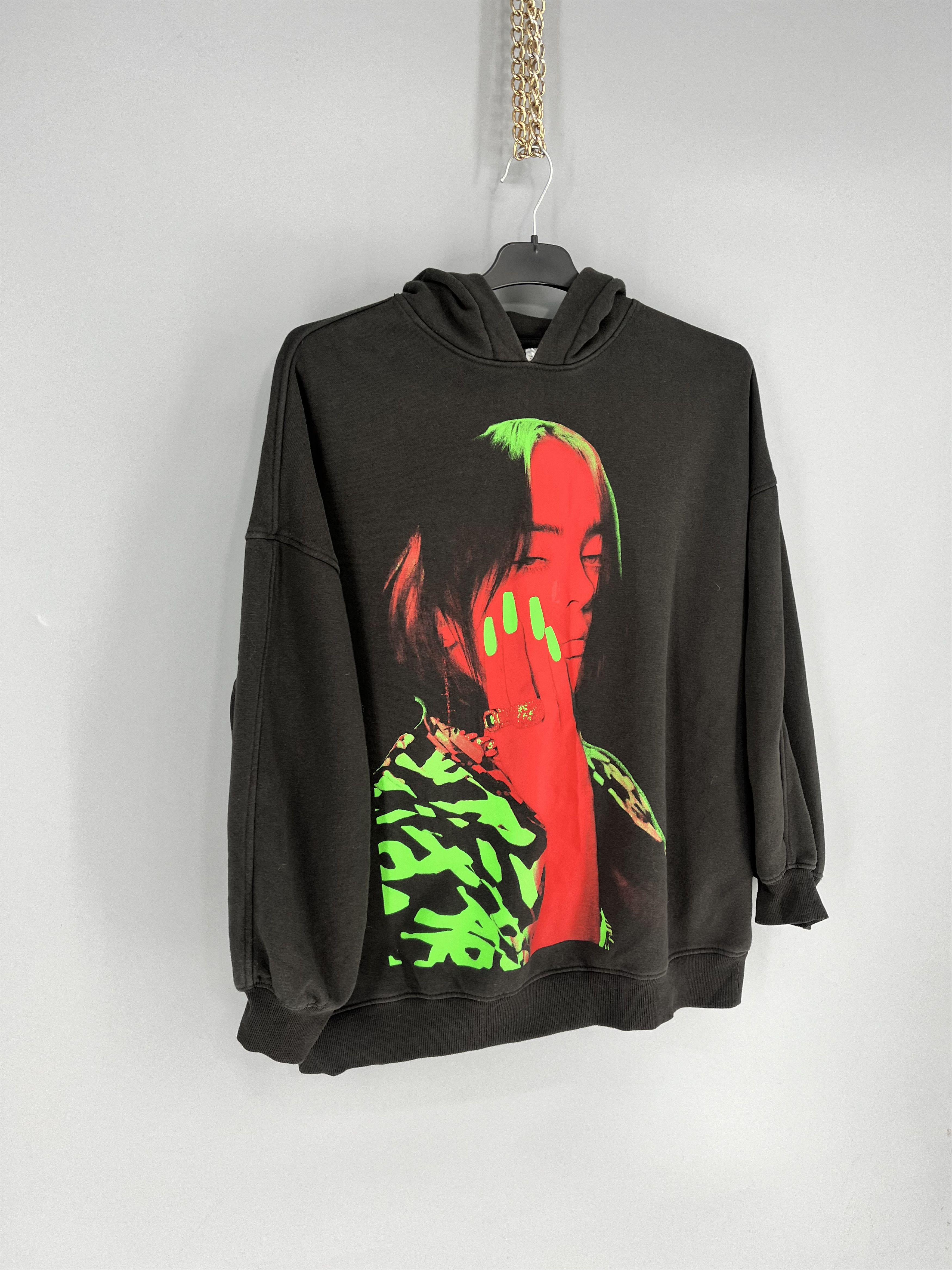 Billie Eilish Vintage Y2K Billie Eilish Oversize Hoodie Size:S Size US S / EU 44-46 / 1 - 2 Thumbnail