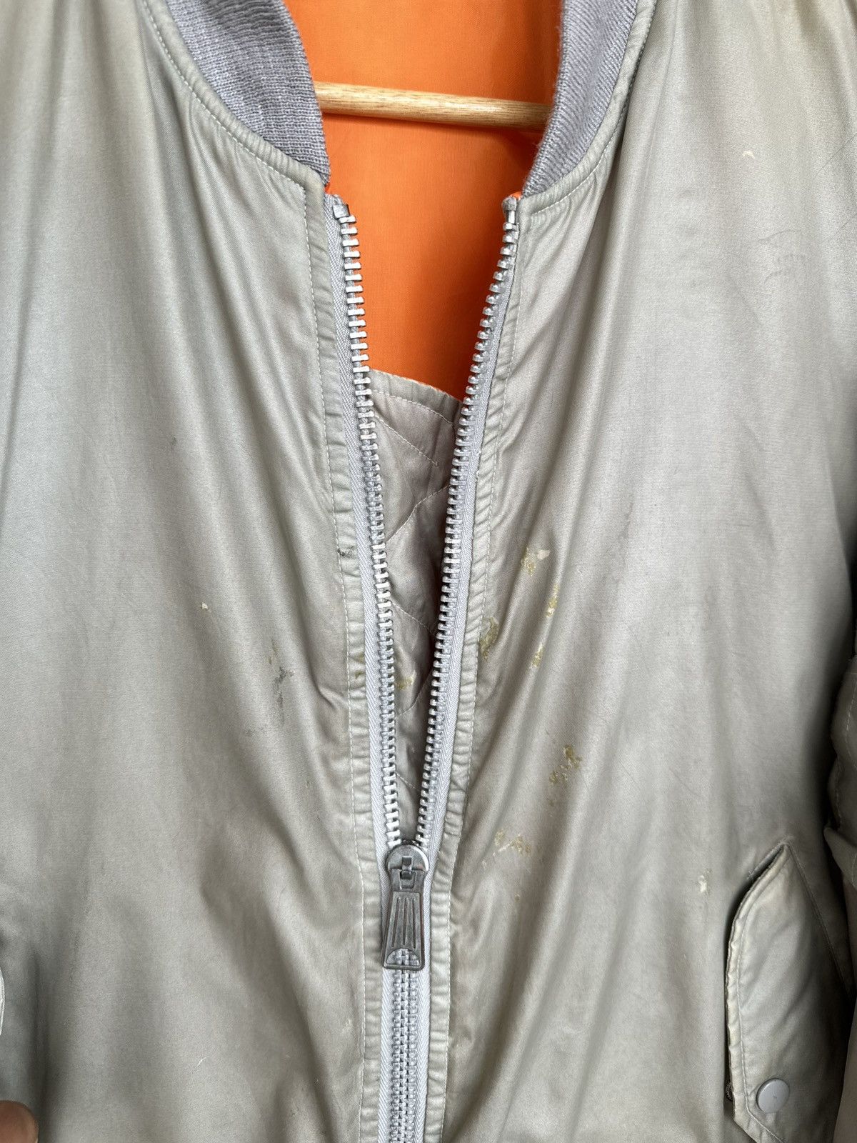 Vintage 🪖Vintage Faded MA-1 Man Intermediate Bomber Jacket Size US M / EU 48-50 / 2 - 11 Thumbnail