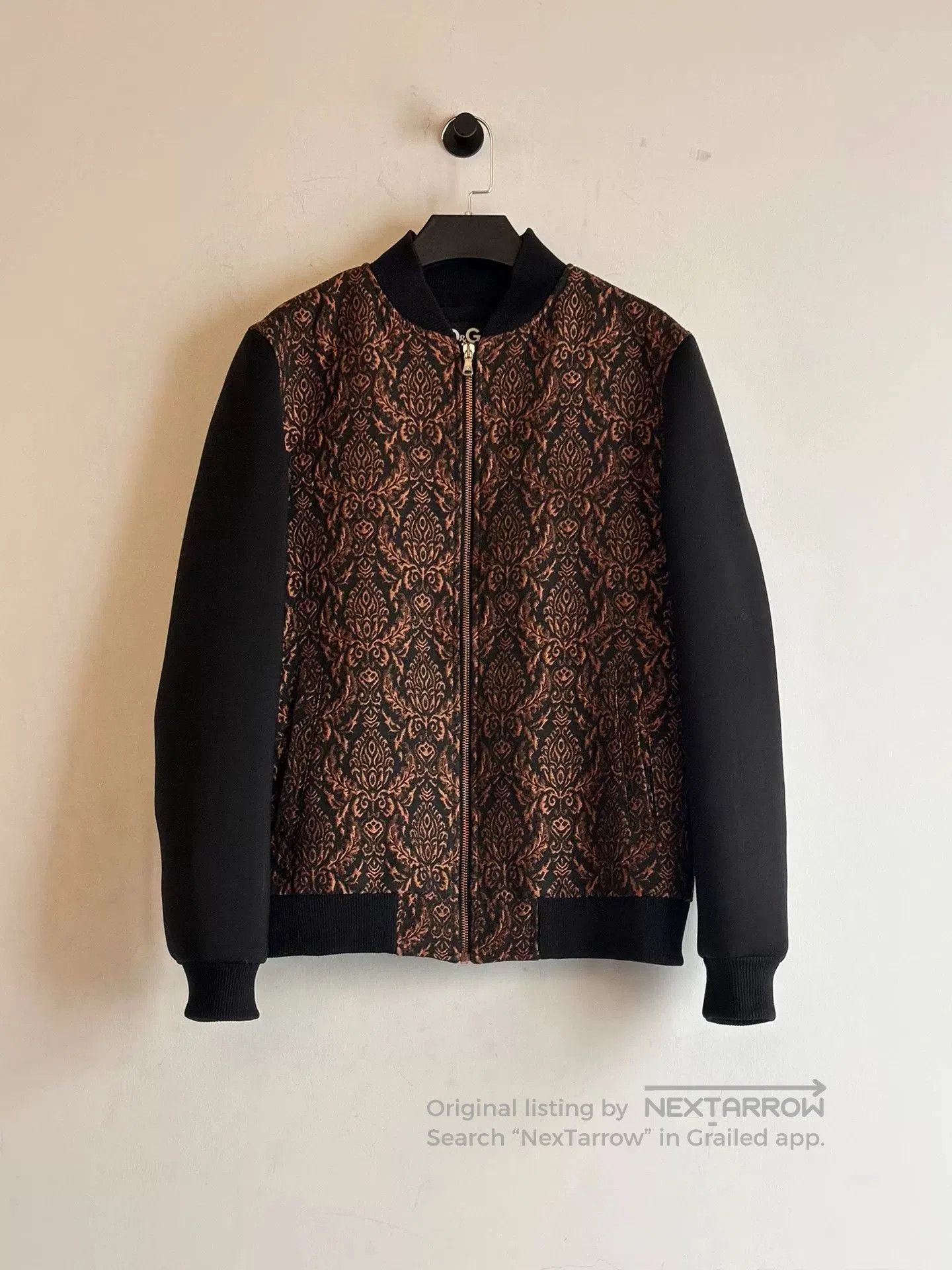 Dolce & Gabbana dolce&gabbana dg patterned baseball jacket. Size US L / EU 52-54 / 3 - 1 Thumbnail