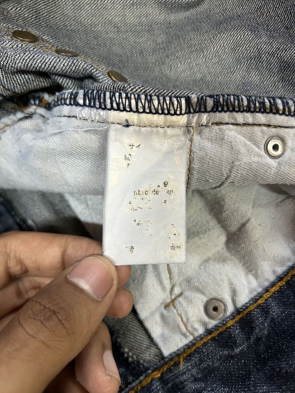 semanticdesign Vintage SemanticDesign Clawmark Distressed Studded Jeans Size US 32 / EU 48 - 13 Thumbnail