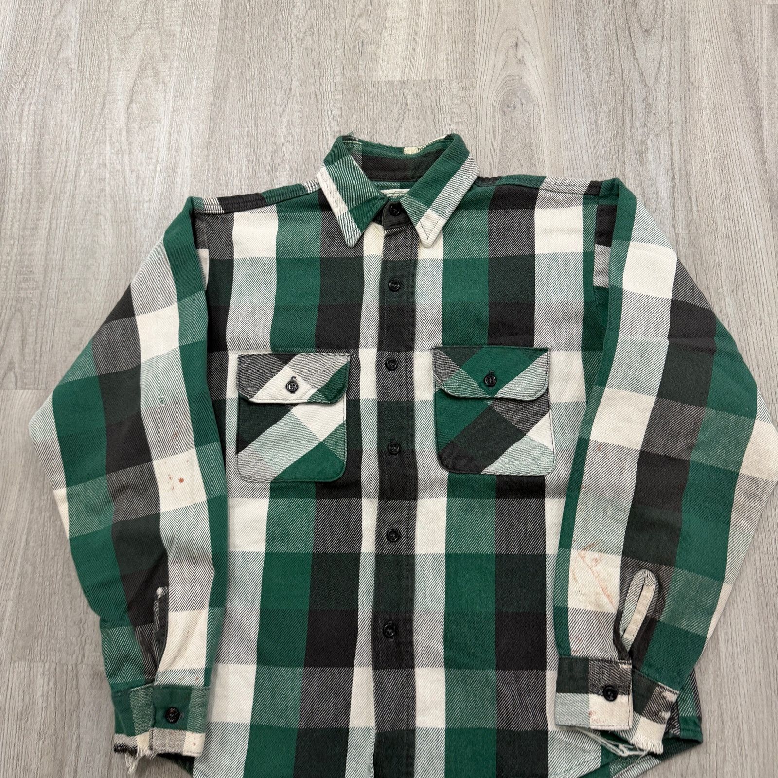 American Eagle Outfitters Vintage American Eagle Flannel Shirt Men's Small Green Size US S / EU 44-46 / 1 - 2 Thumbnail