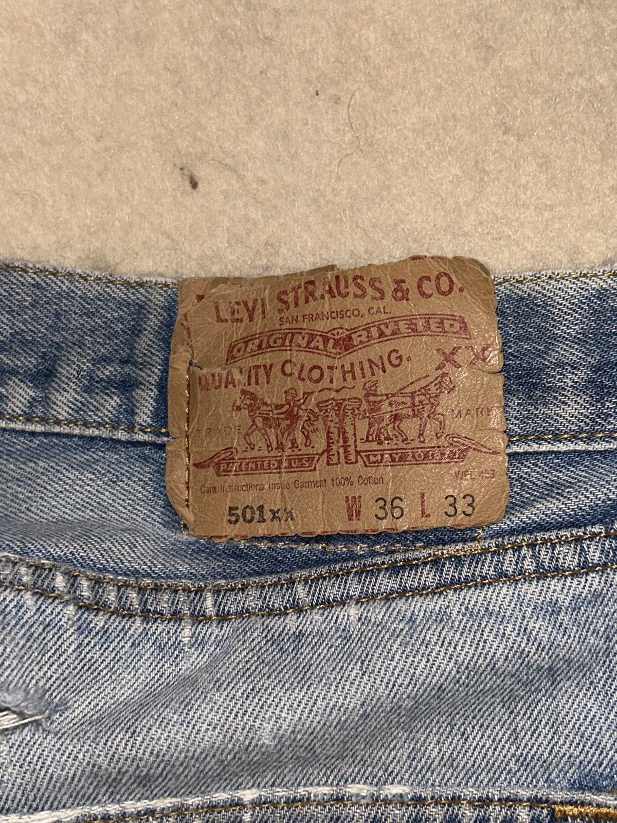 Levi's Vintage Clothing 90s reworked levi’s Size US 32 / EU 48 - 2 Thumbnail