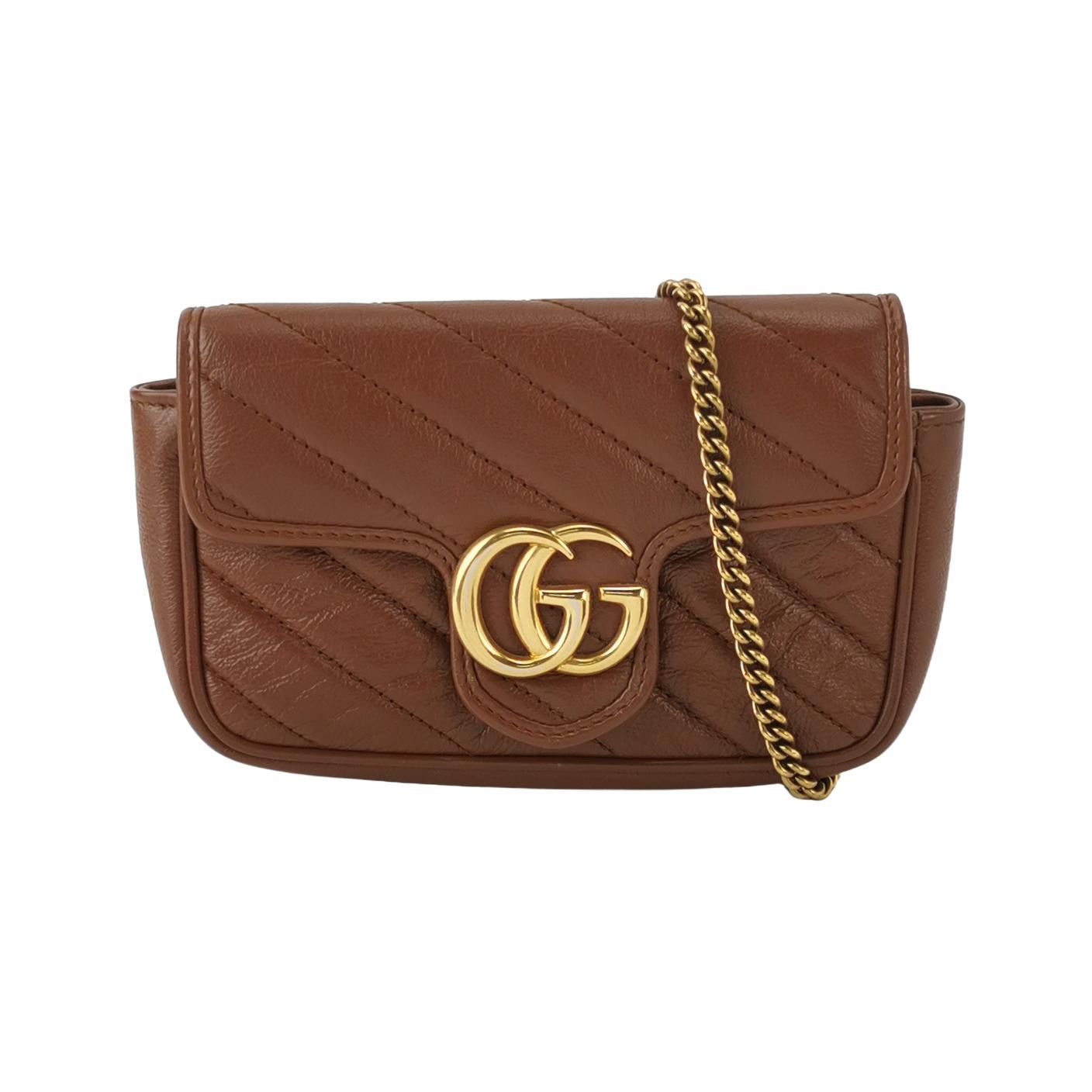 Gucci Gucci GG Marmont Leather Mini Bag Size ONE SIZE - 1 Thumbnail