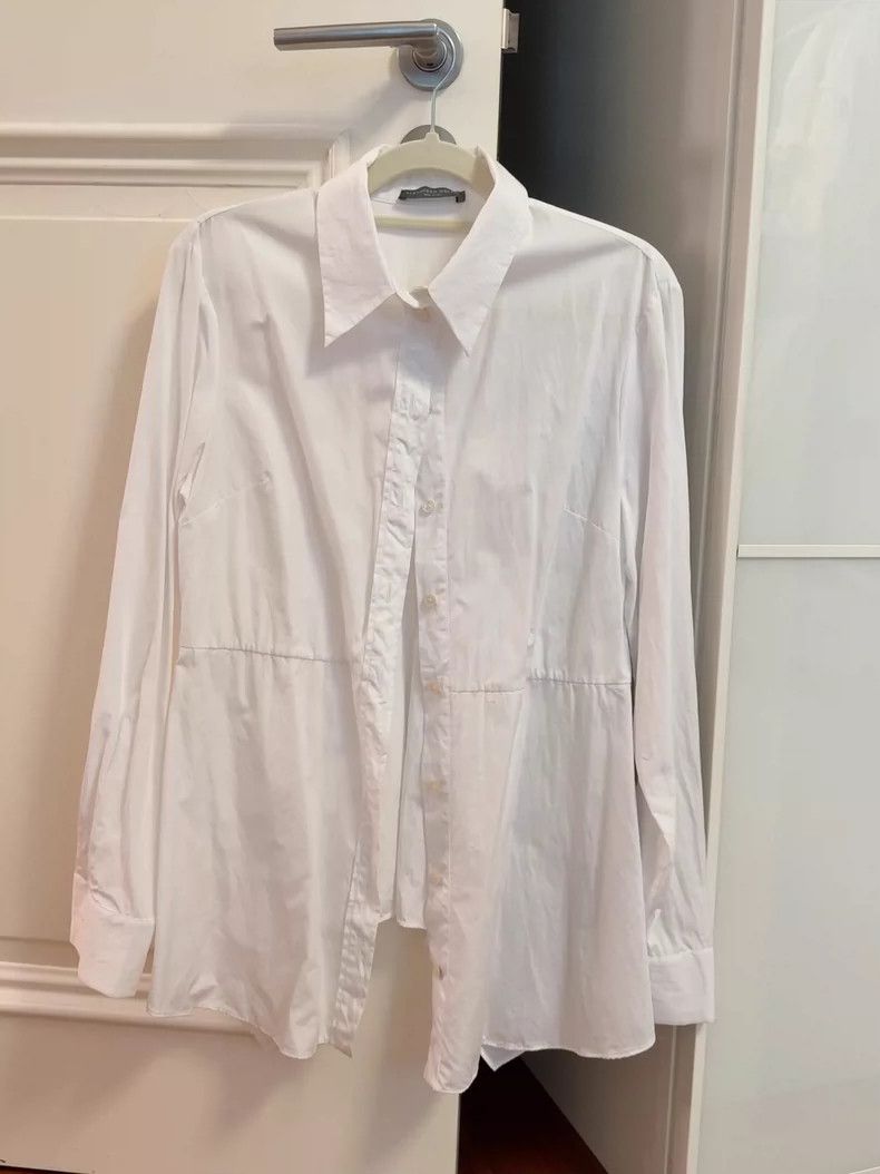 Alexander McQueen Women's Button-Up Shirt White- DMC