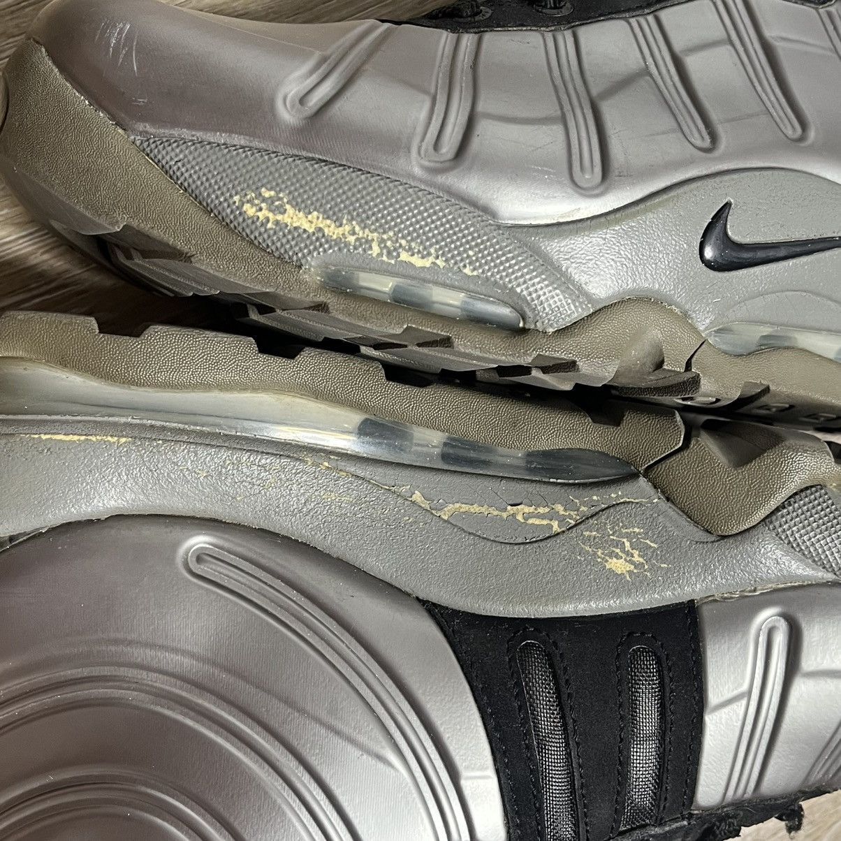 Nike 2017 pewter nike air bakin posite Size US 10 / EU 43 - 8 Thumbnail