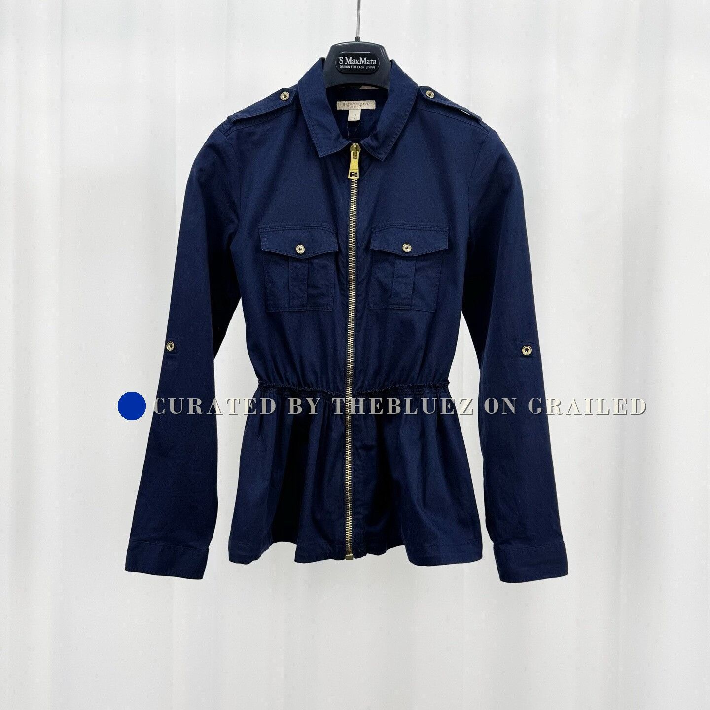 Burberry Burberry Zip Waist Check Coat Size XS / US 0-2 / IT 36-38 - 1 Thumbnail