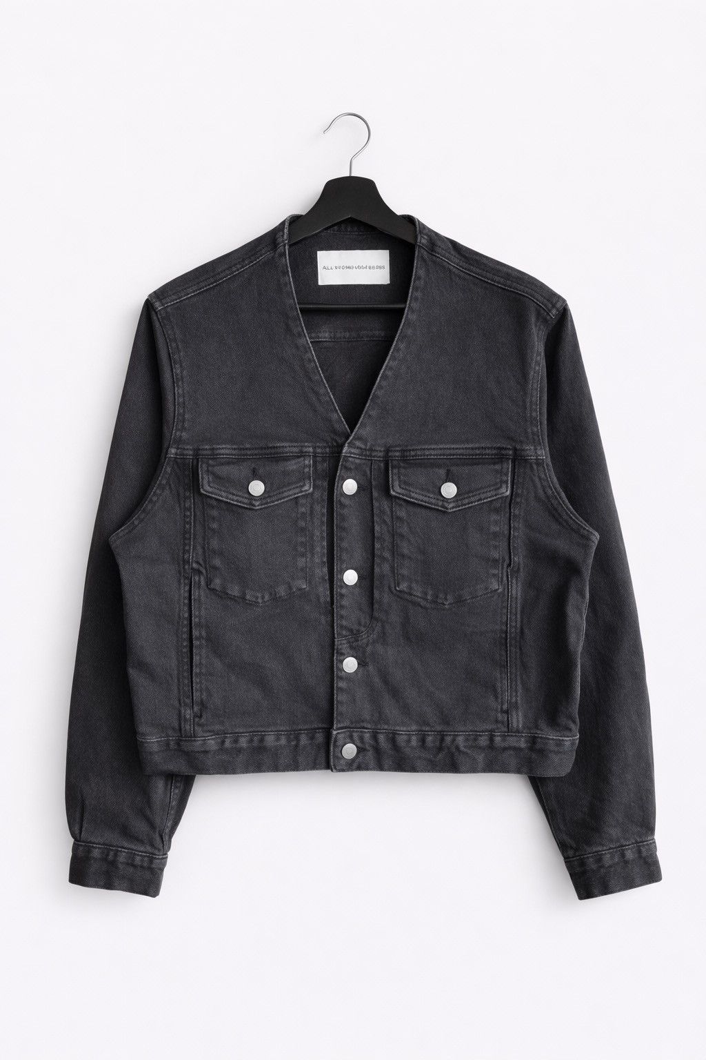 GU GU x Beautiful People Black Denim V-Neck Jacket Collab Size XL / US 12-14 / IT 48-50 - 1 Thumbnail
