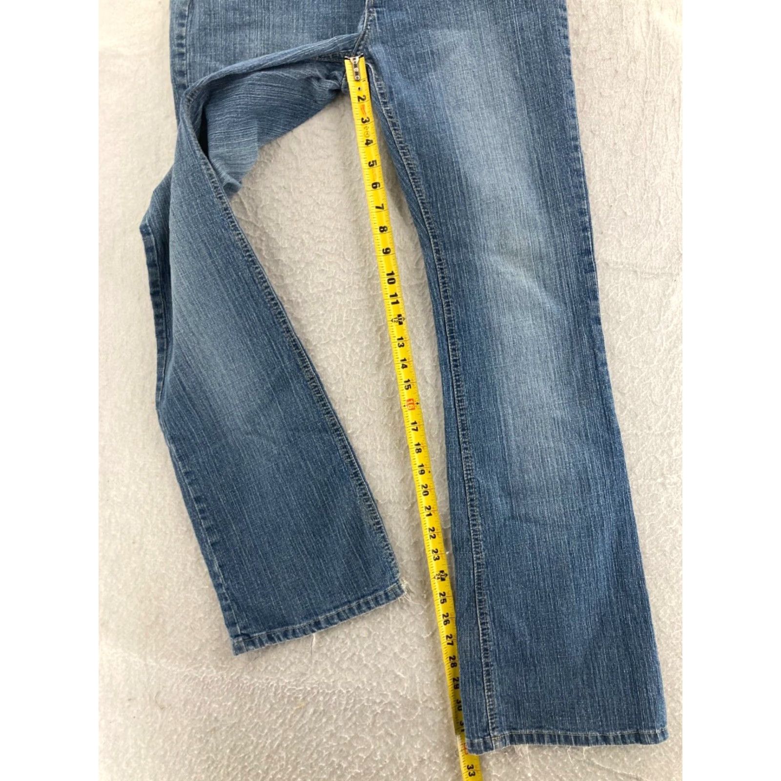 Vintage VINTAGE Squeeze Jeans Womens Jeans 9 Blue Bootcut Stretch Denim 90s Womens Size 30" / US 8 / IT 44 - 5 Thumbnail