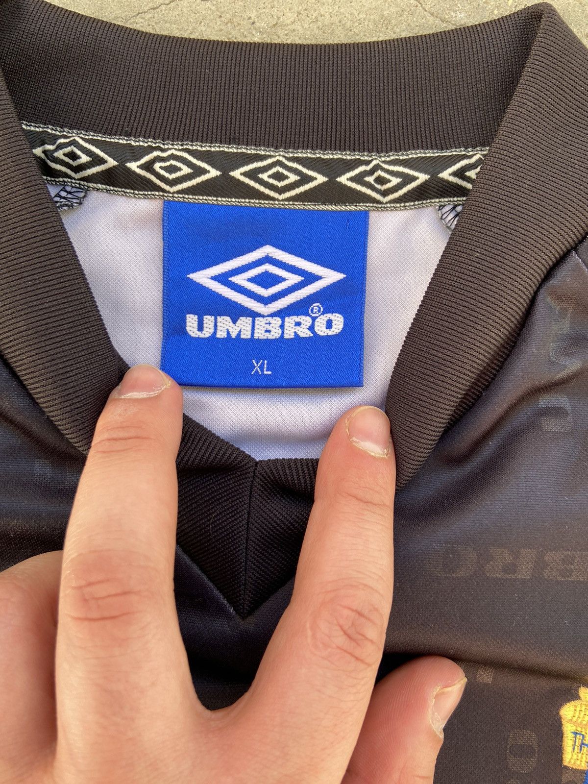 Umbro × Vintage Umbro Monogram 1990-92 Jersey Vintage Size US XL / EU 56 / 4 - 14 Thumbnail