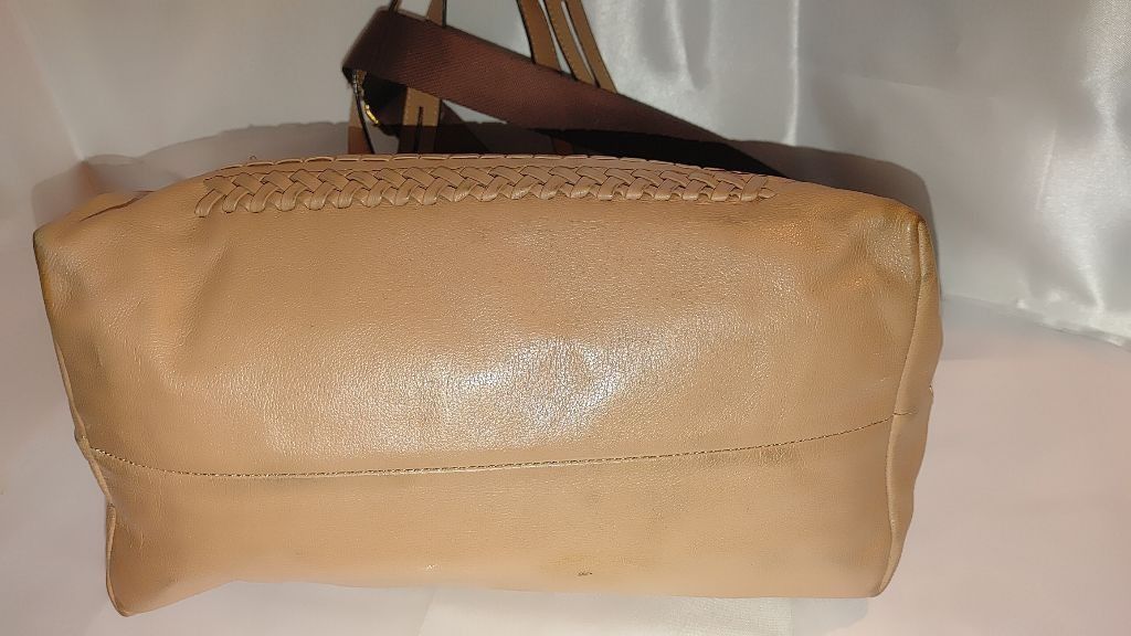 Elliott Elliott Lucca Large Caramel Woven Leather Shopper Tote Bag Size ONE SIZE - 7 Thumbnail