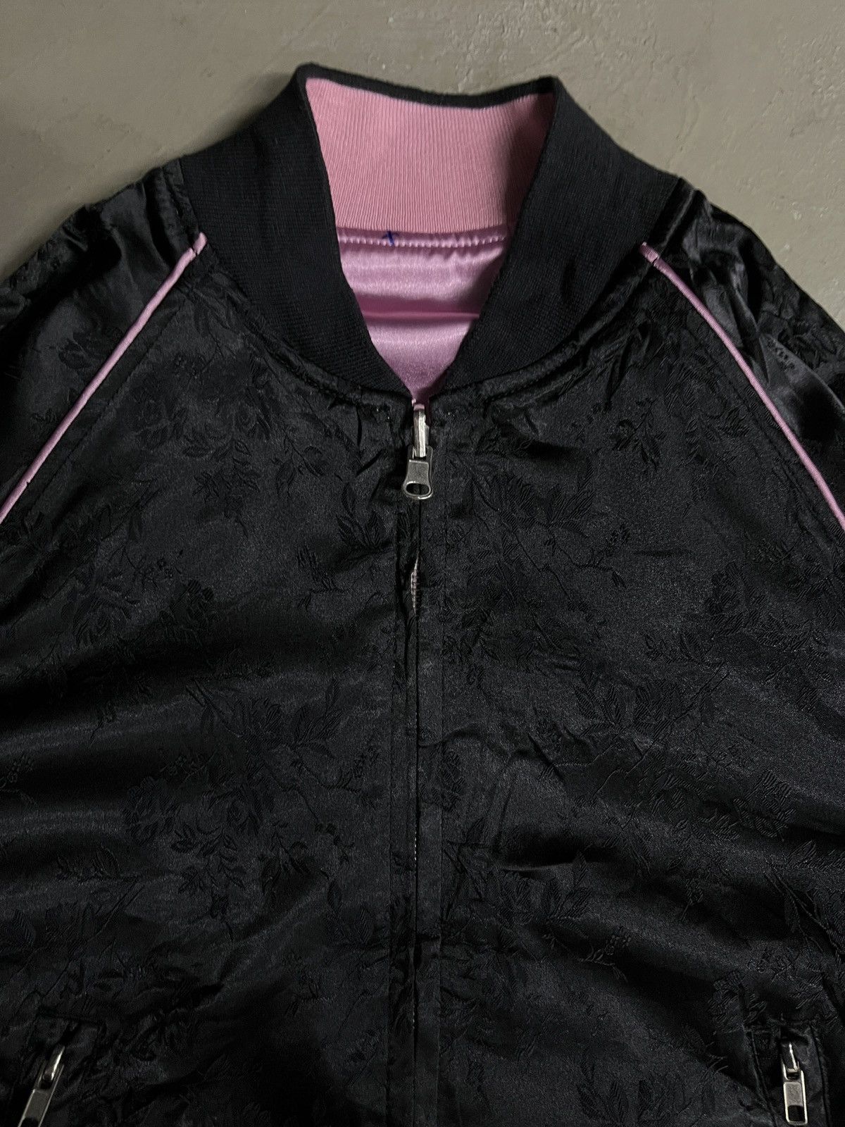 Seditionaries Reversible Algonquins Cross Flame Skull Sukajan Satin Jacket Size US S / EU 44-46 / 1 - 5 Thumbnail