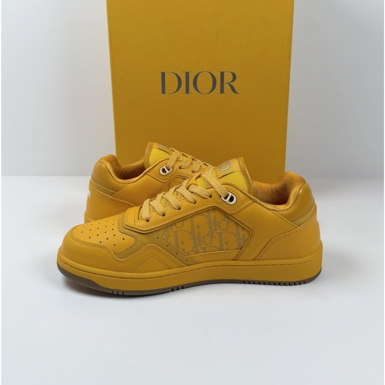Dior Size 42EU/9US - Dior B27 World Tour Yellow NEW/RETAIL $1.4K! Size US 9 / EU 42 - 6 Thumbnail