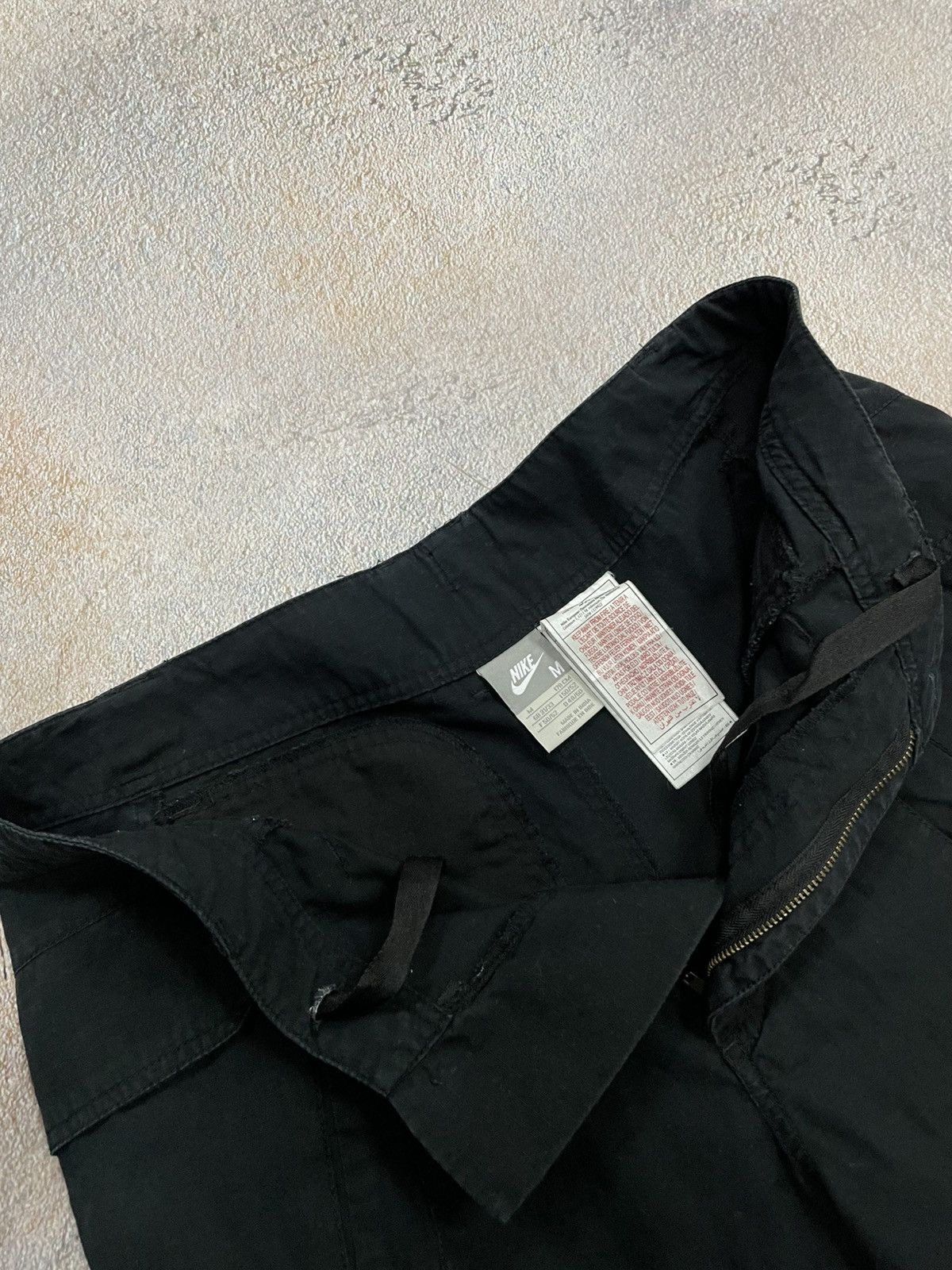 Nike Vintage Nike Black Boxy Cargo Pants Size US 32 / EU 48 - 6 Thumbnail