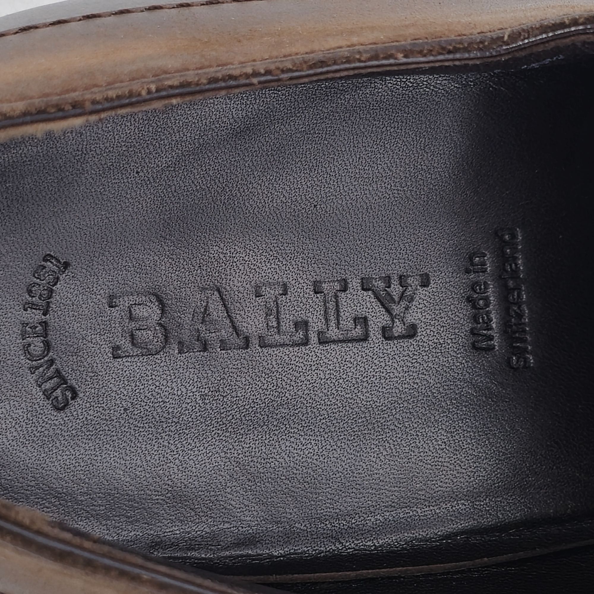 Bally Bally Switzerland Burnished Brown Leather Dress Shoes Men 12 Size US 12 / EU 45 - 10 Thumbnail