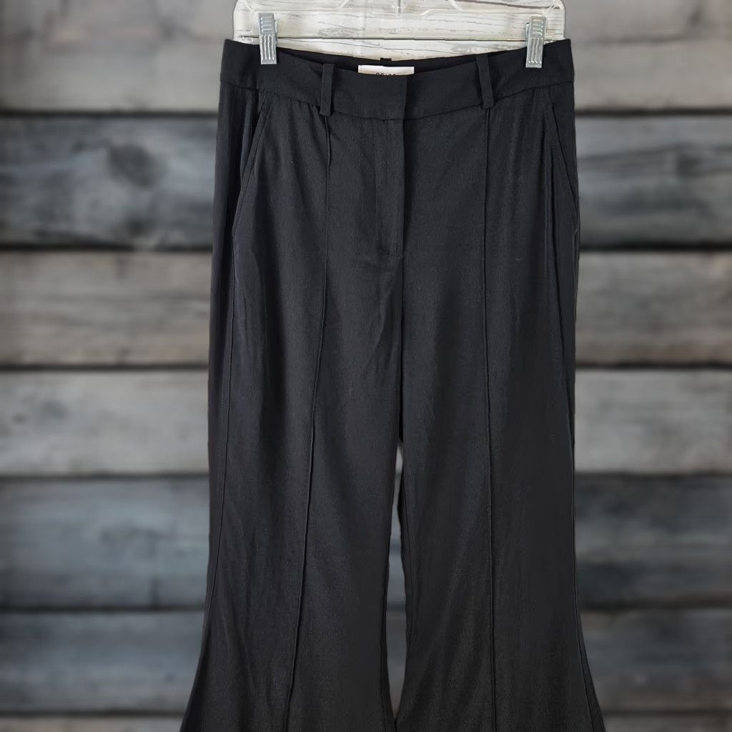 Reiss Reiss Womens Gabi Flare Pants Sz 6 Black High Rise Dress Pants Vintage: No Womens Size 28" / US 6 / IT 42 - 1 Thumbnail