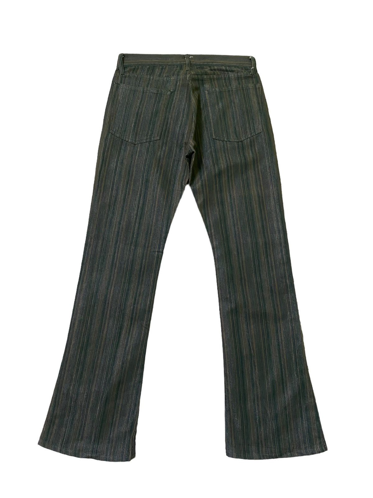 Japanese Brand Flared Rupert The Difference Striped Hsyteric Glamour Style Size US 29 - 2 Thumbnail