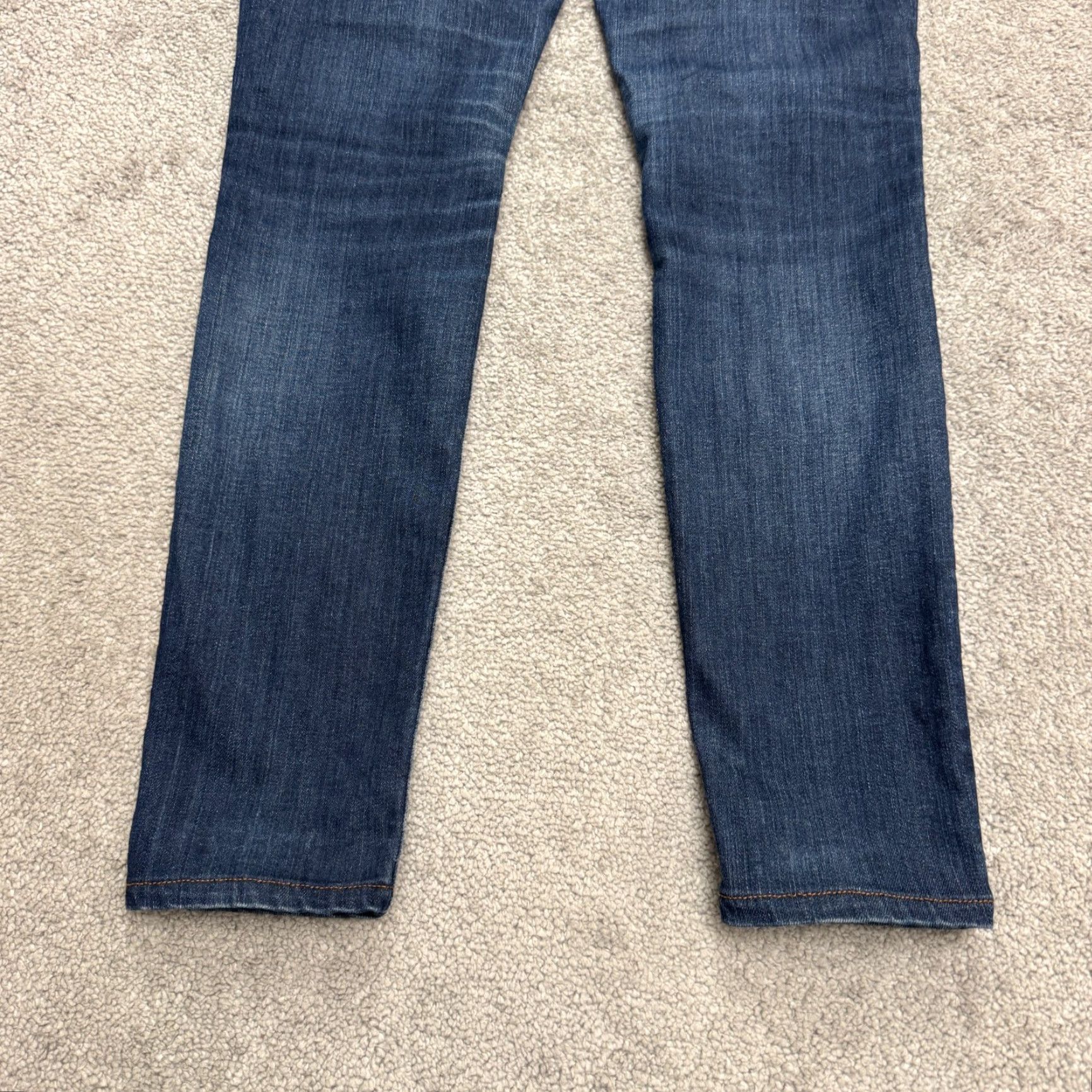 J Brand J Brand 910 Jeans Womens 26 Blue Dark Wash Mid Rise Skinny Denim Stretch Pocket 5-Pocket Regular Casual Vintage: No Men... (Oops) Size 26" / US 2 / IT 38 - 4 Thumbnail