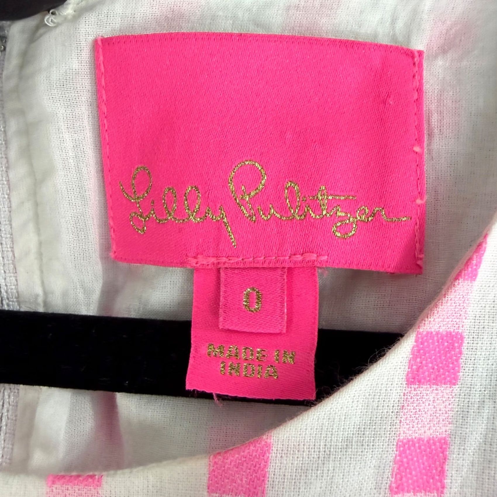 Lilly Pulitzer Lilly Pulitzer Maybella Dress 0 Pink Gingham Tiered Midi Sleeveless Womens Size XS / US 0-2 / IT 36-38 - 7 Thumbnail