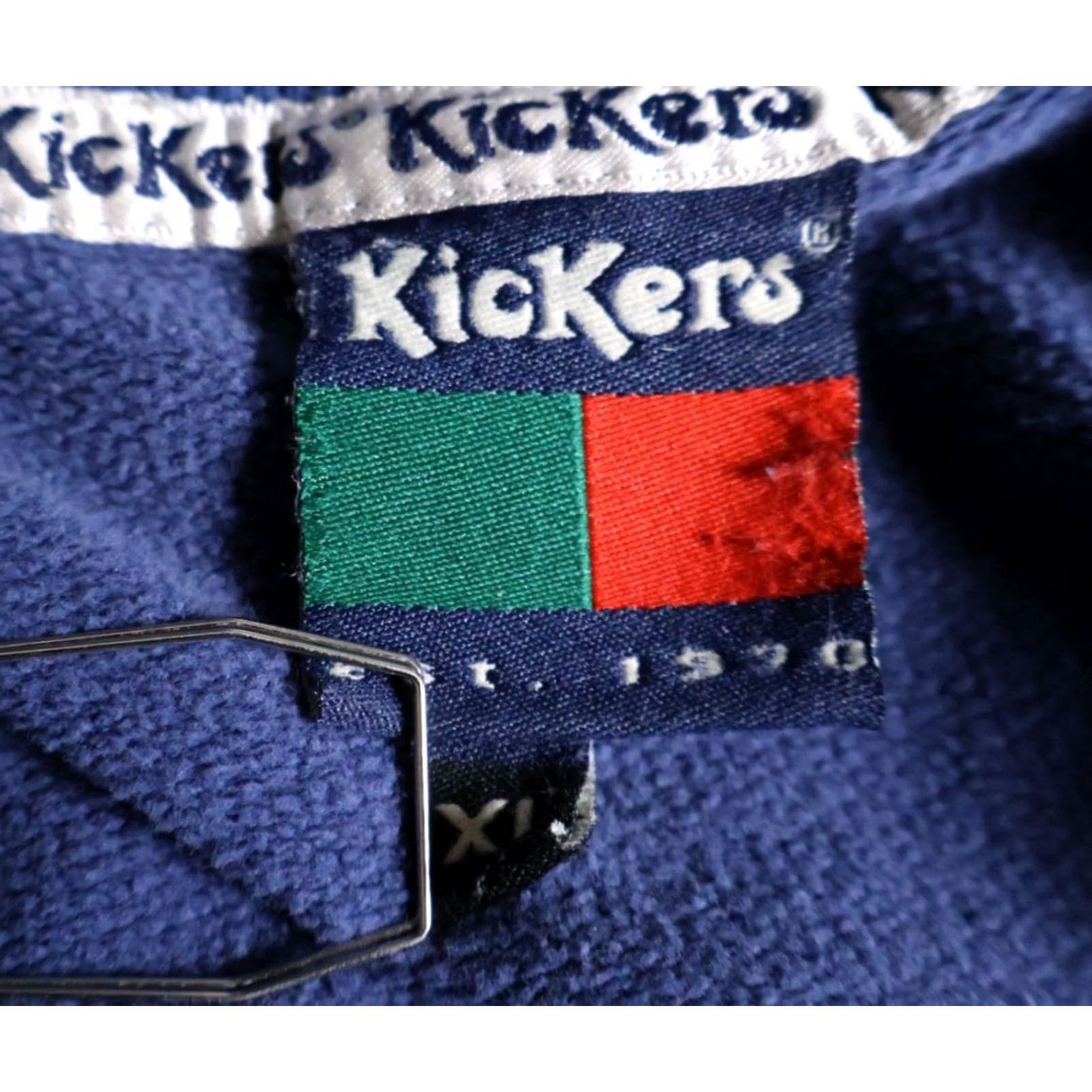 Kickers VINTAGE Kickers Sweatshirt Crewneck Adult XL Blue Embroidered Logo 80s Retro Sports Graphic Print Hoodie? Size US XL / EU 56 / 4 - 3 Thumbnail