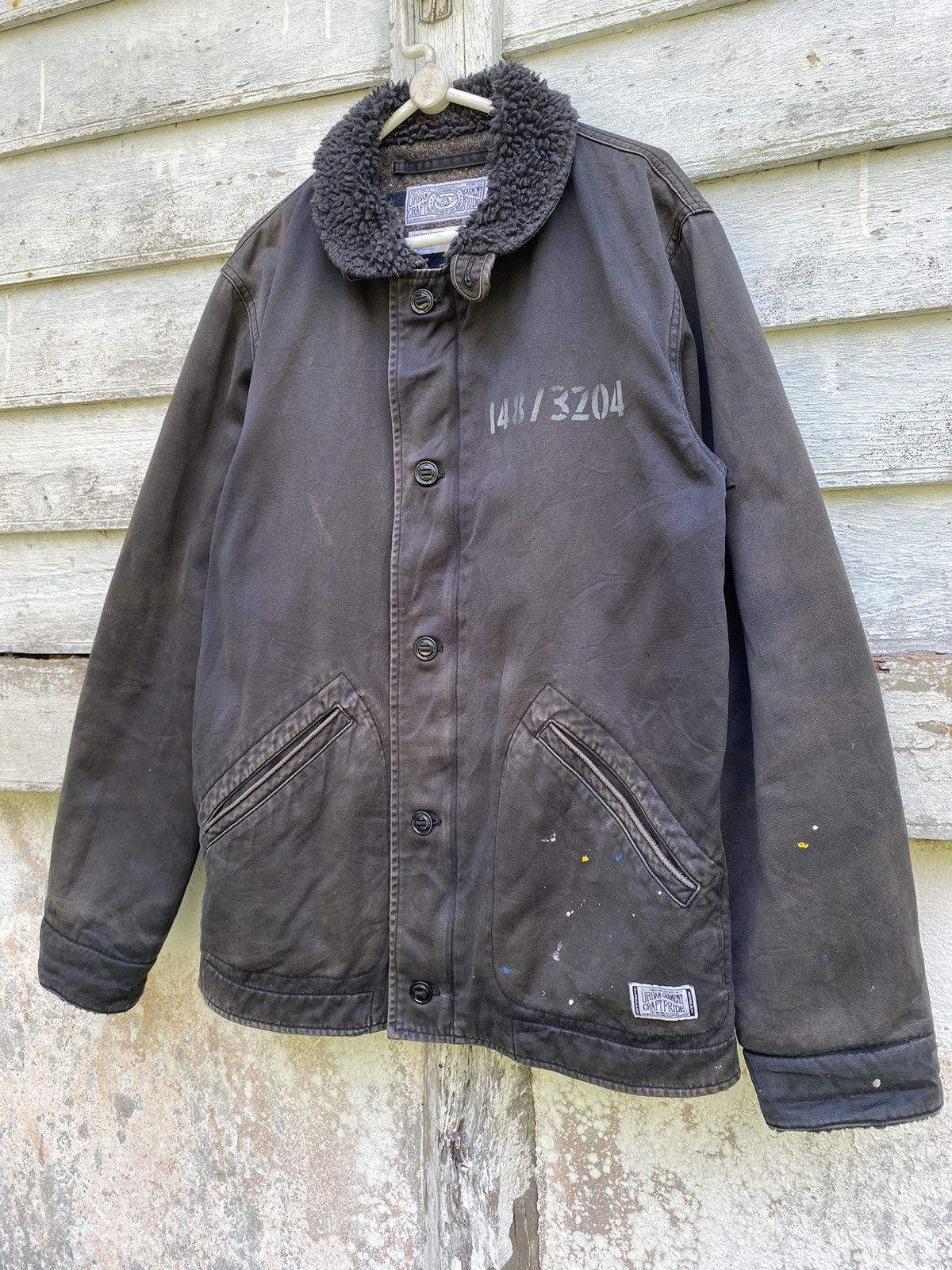 Neighborhood × Undercover × Wtaps Neighborhood Paint Blanket Lining Deck Jacket Urban Garment Size US L / EU 52-54 / 3 - 2 Thumbnail