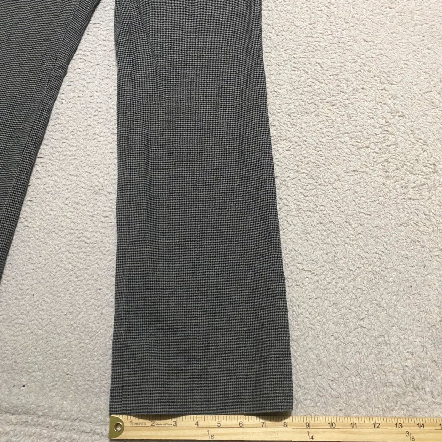 Ralph Lauren Lauren Ralph Lauren Womens Dress Pants Adelle Gray Plaid Check Twill Flared 10 Office Shirt Womens 90s Preppy Style Mens? Wait. Size 32" / US 10 / IT 46 - 2 Thumbnail