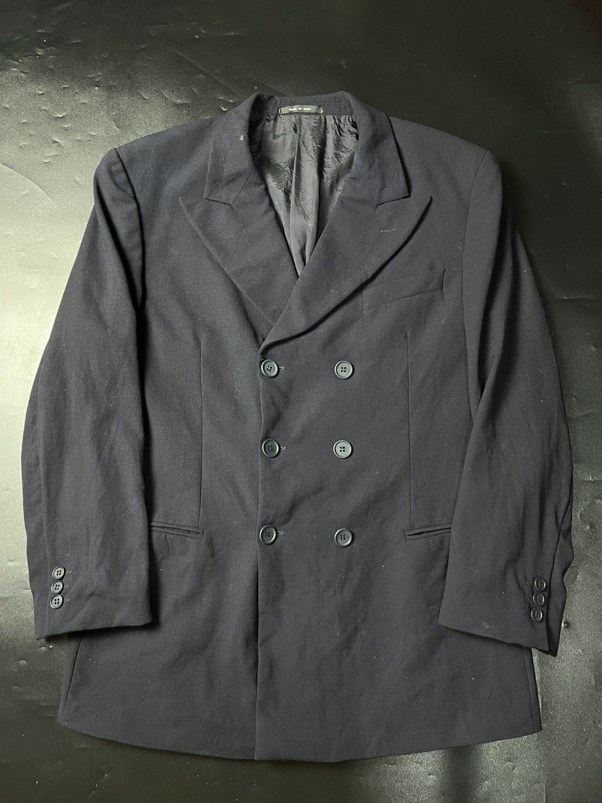 Designer × Emporio Armani Vintage 90s EMPORIO ARMANI Blazer Size 38S - 3 Thumbnail