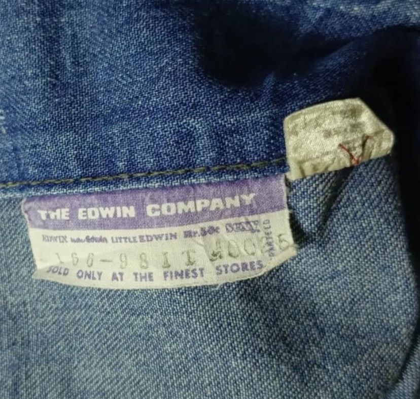 Edwin × Vintage Vintage Edwin Denim Hoodie Zipper Size US M / EU 48-50 / 2 - 6 Thumbnail