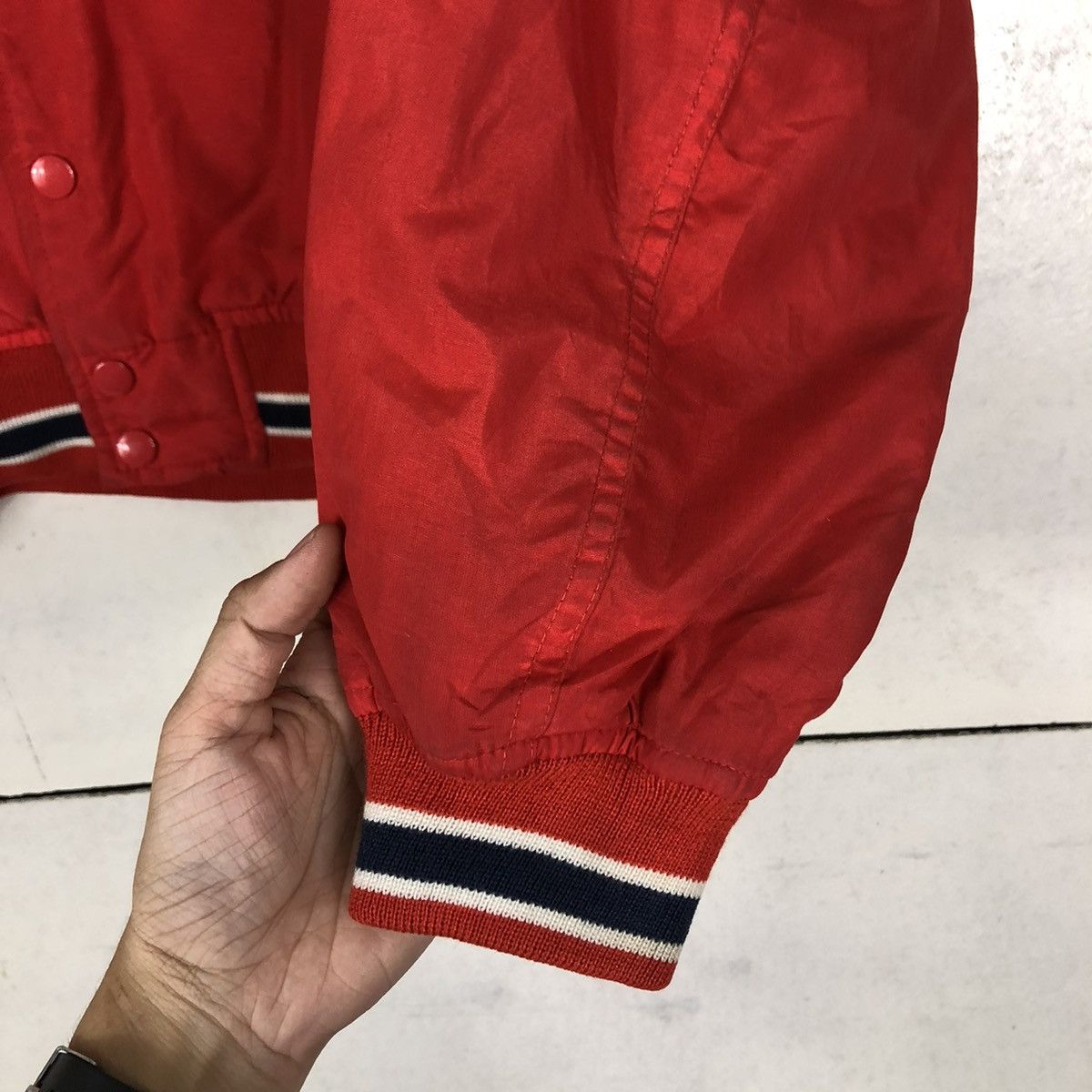 Japanese Brand 📌VINTAGE BOMBER JACKET EAST BOY EMBROIDERY BIG LOGO Size US M / EU 48-50 / 2 - 16 Thumbnail