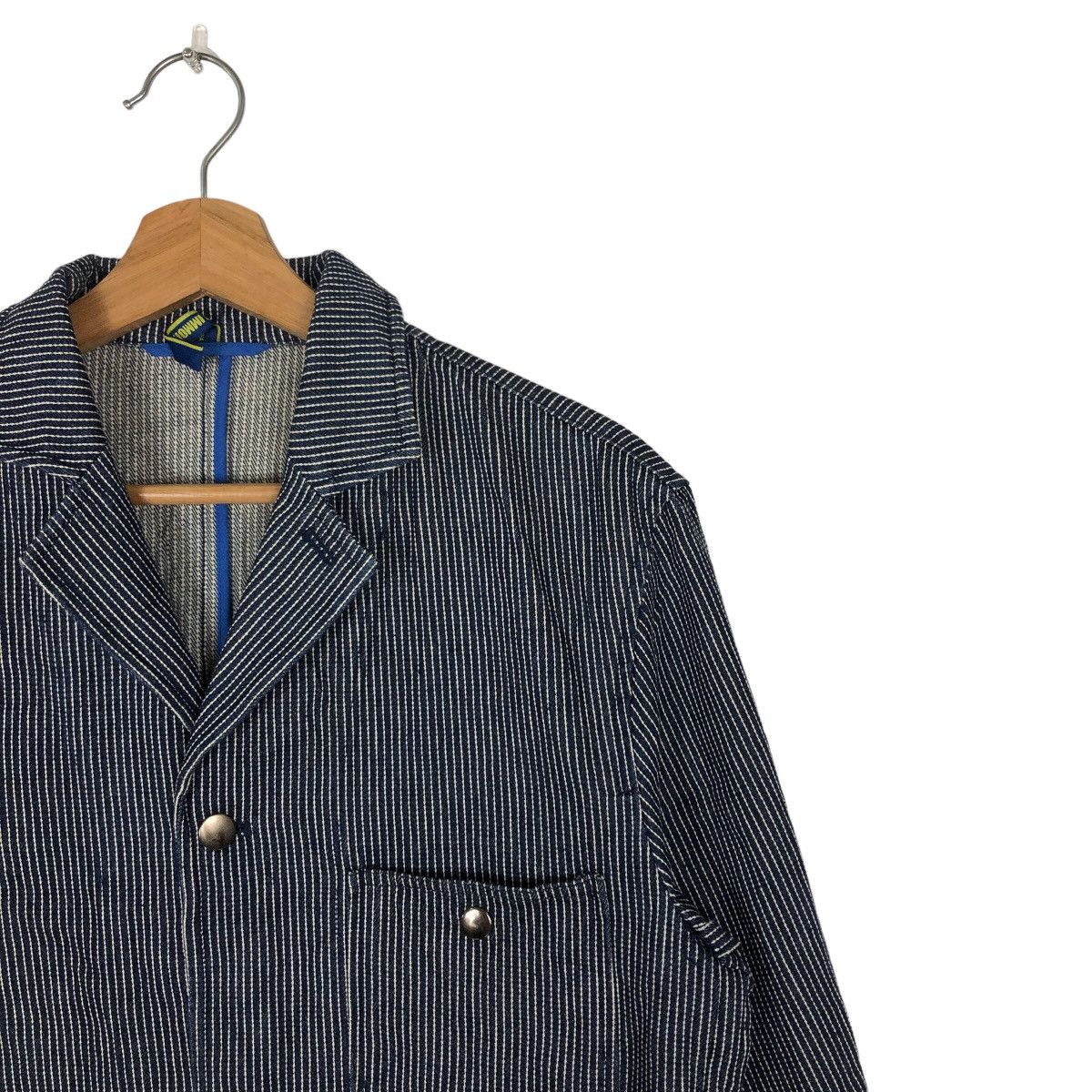 Japanese Brand 🔥90’s HIKORY CHORE WORK JACKET EURO IMMORTAL KAPITAL JAPAN Size US M / EU 48-50 / 2 - 6 Thumbnail