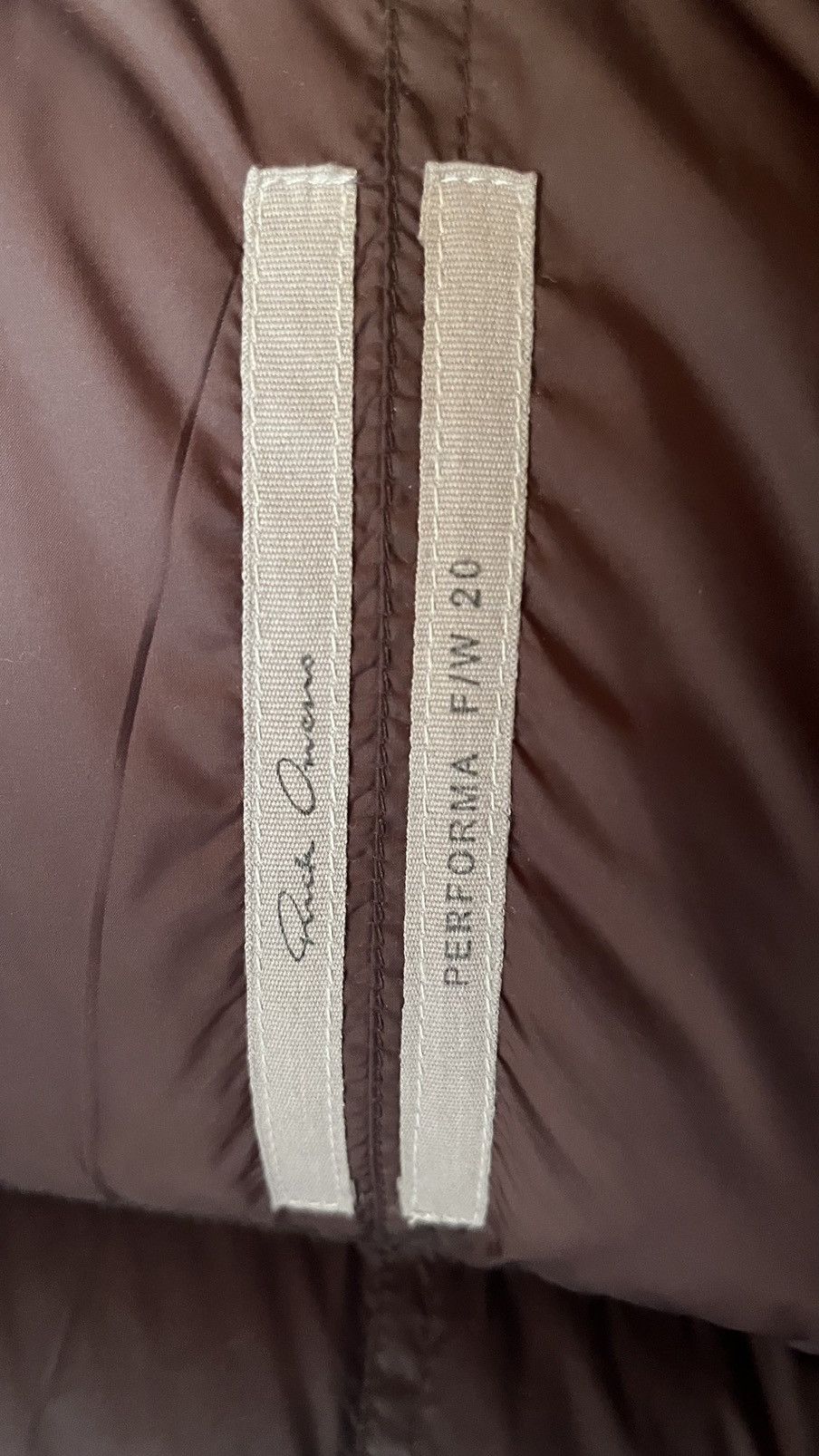 Rick Owens Mountain Duvet Down Jacket