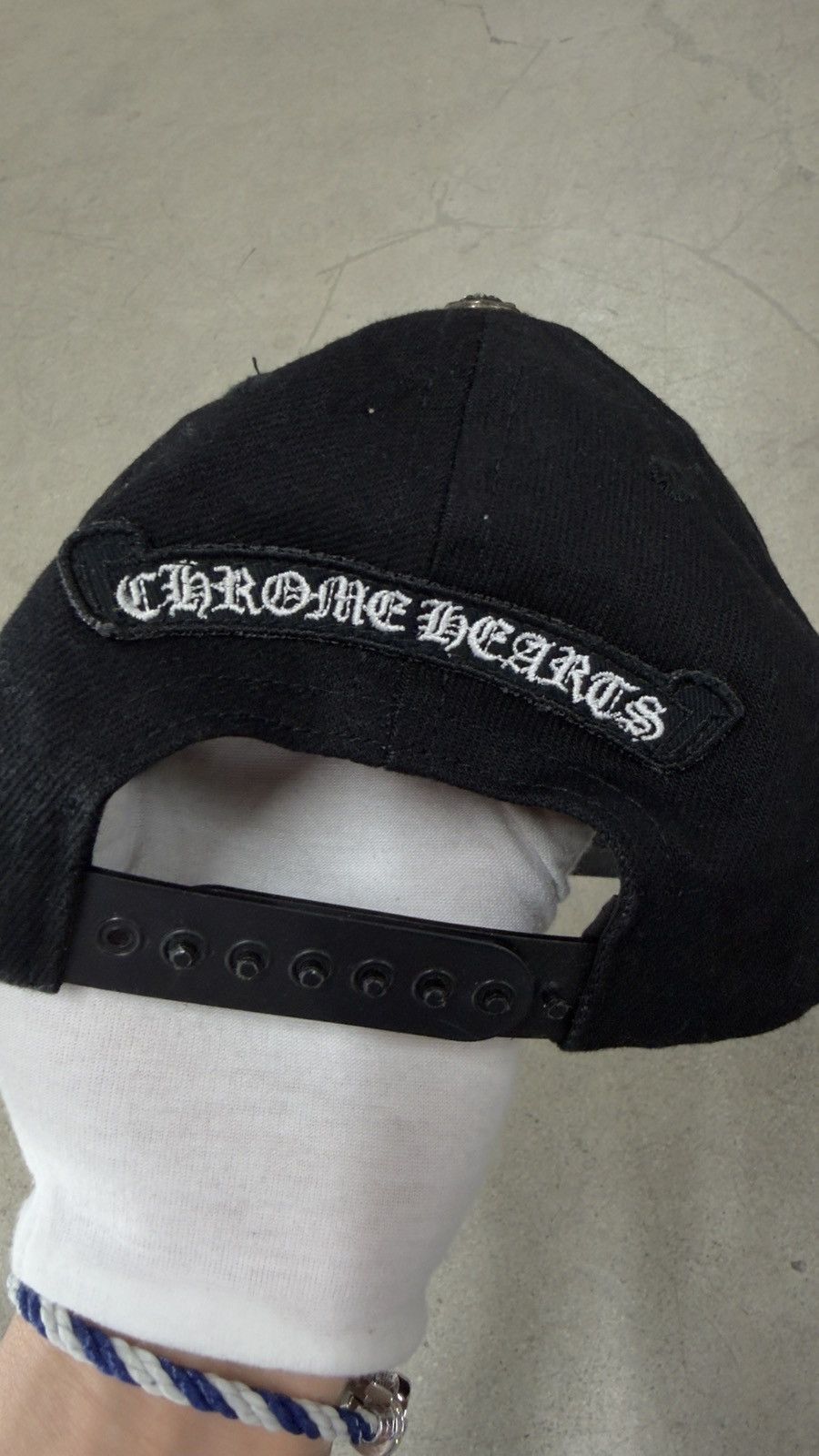 Chrome Hearts Chrome Hearts Fleur Snapback Hat Size ONE SIZE - 3 Thumbnail