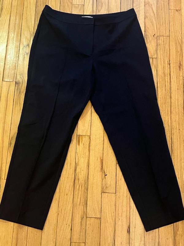 Andrew St. John St. John Collection Black Straight-Leg Trousers - Size 14 Size 36" / US 14 / IT 50 - 1 Thumbnail