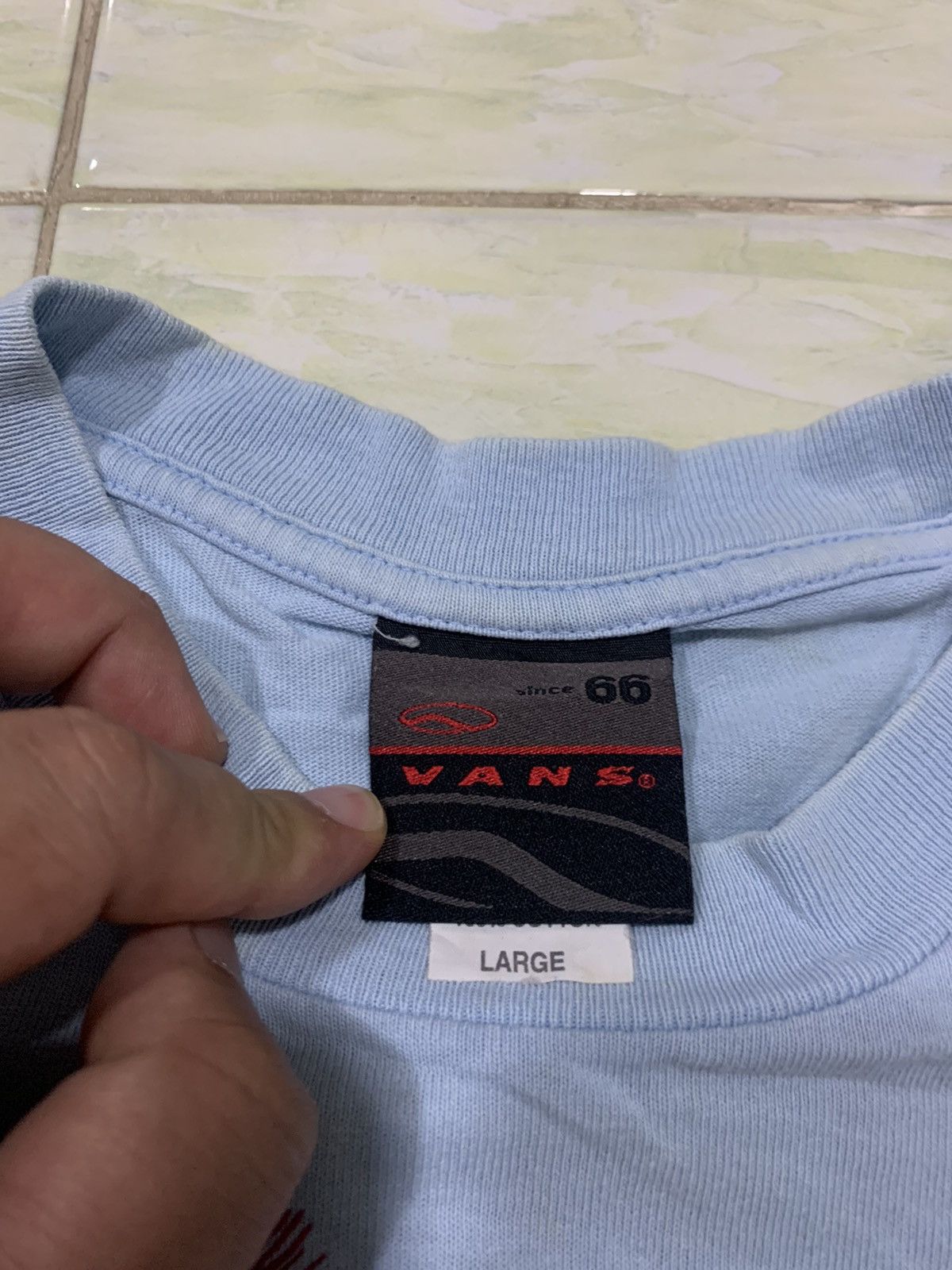 Vans × Vintage Vintage Y2K Vans Tee Size US L / EU 52-54 / 3 - 12 Thumbnail