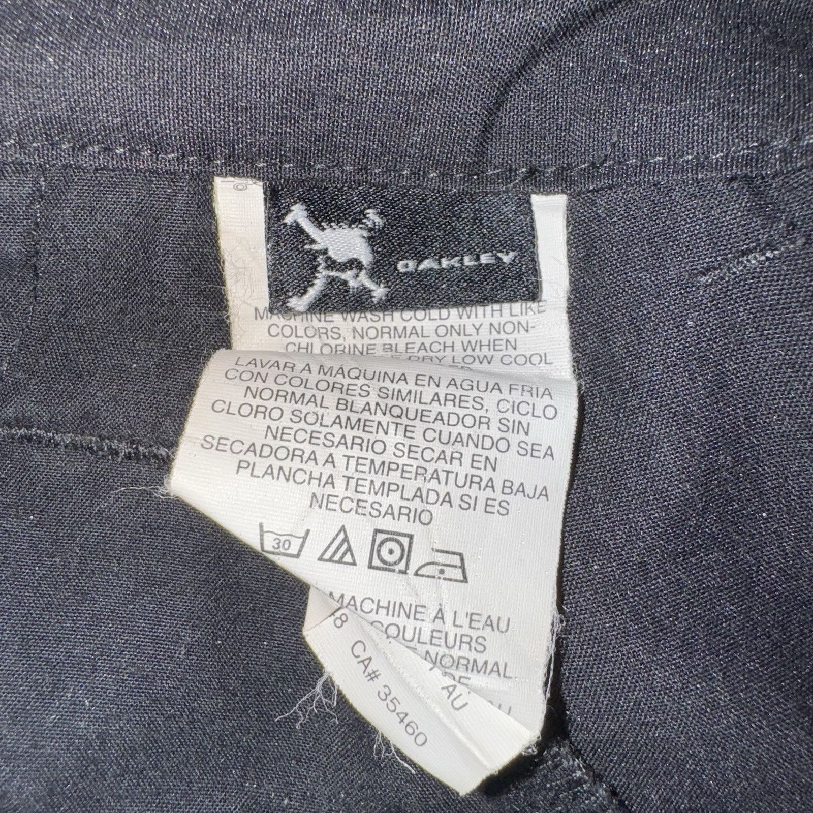 Oakley Y2K Oakley Chino Shorts Size 32W Black Embroidered Size US 32 / EU 48 - 6 Thumbnail