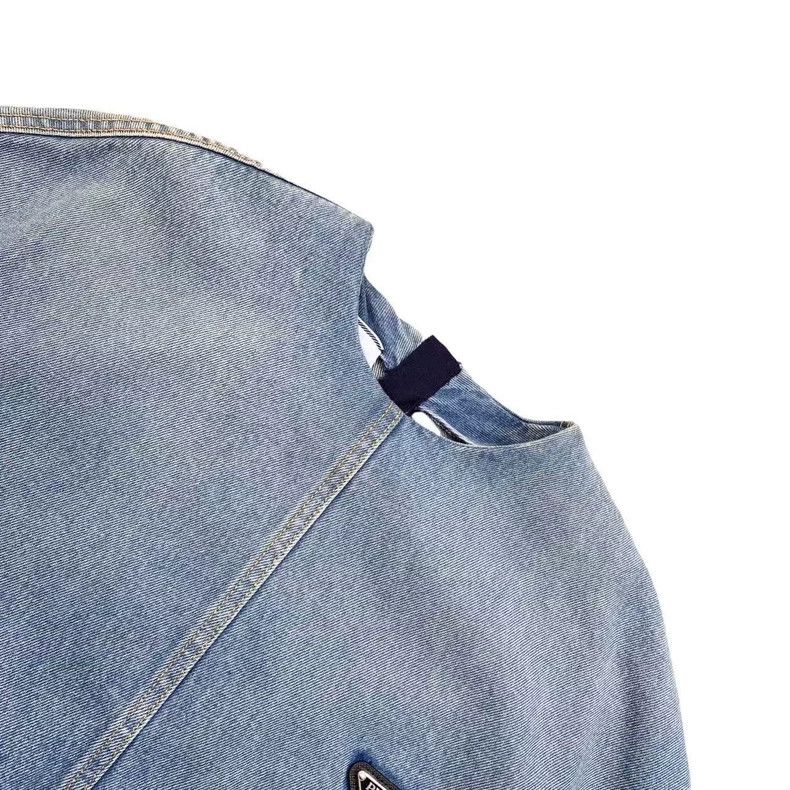 Prada Prada Triangle denim dress Size XS / US 0-2 / IT 36-38 - 3 Thumbnail