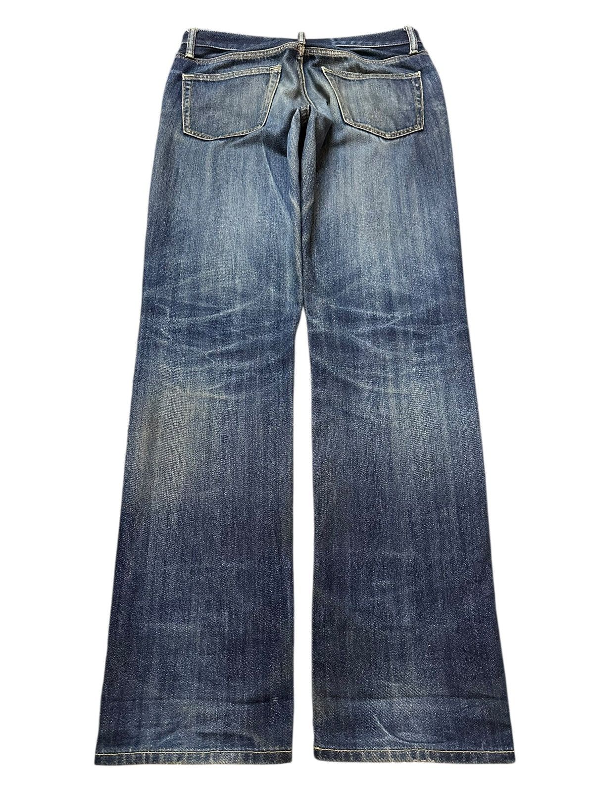 Uniqlo Vintage Japanese Uniqlo Mud Wash Faded Distress Style Jeans Size US 31 - 2 Thumbnail