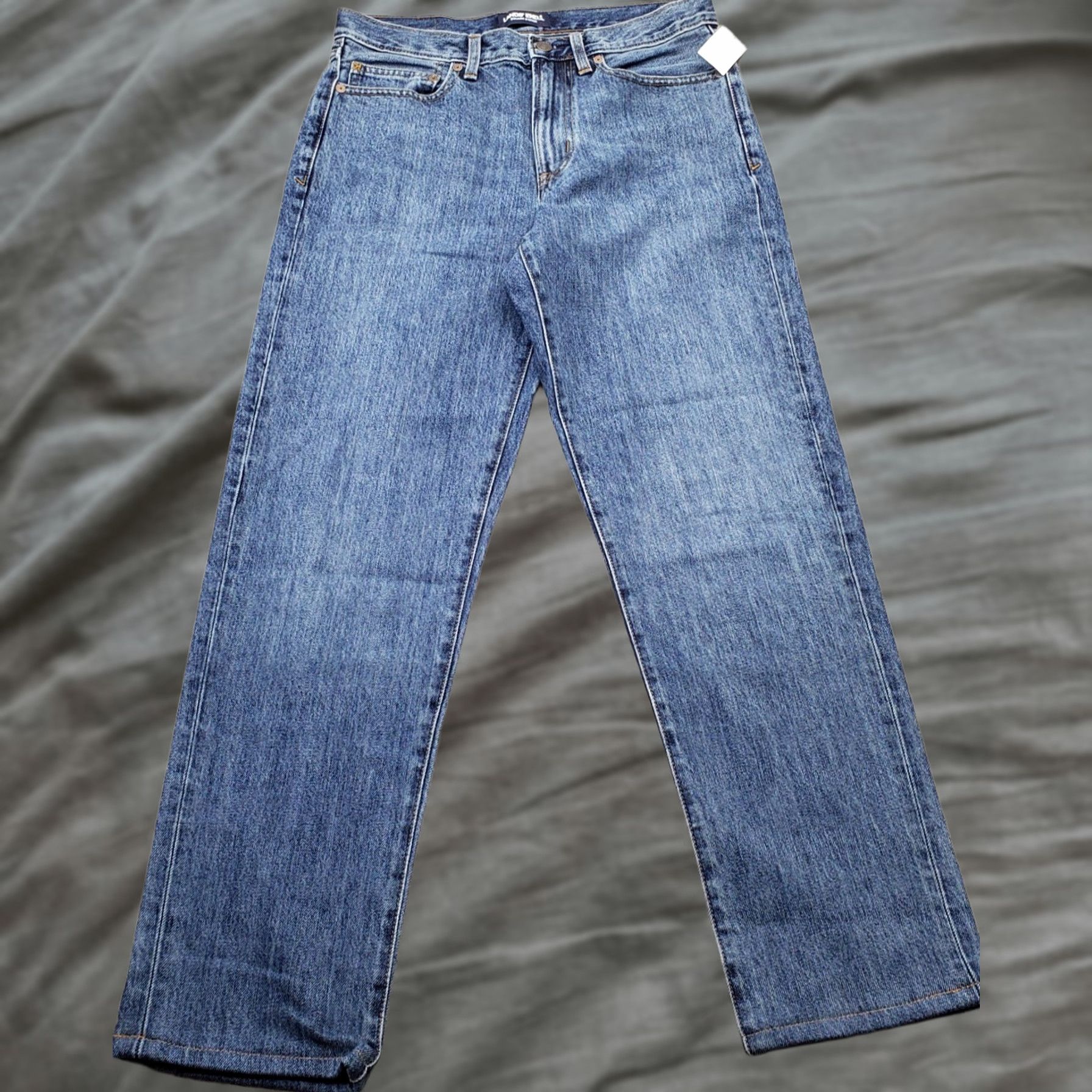 Lands' End Lands' End Jeans: Mens Size 30 Blue Denim Straight Leg 5-Pocket Regular Fit NWOT Size US 30 / EU 46 - 1 Thumbnail